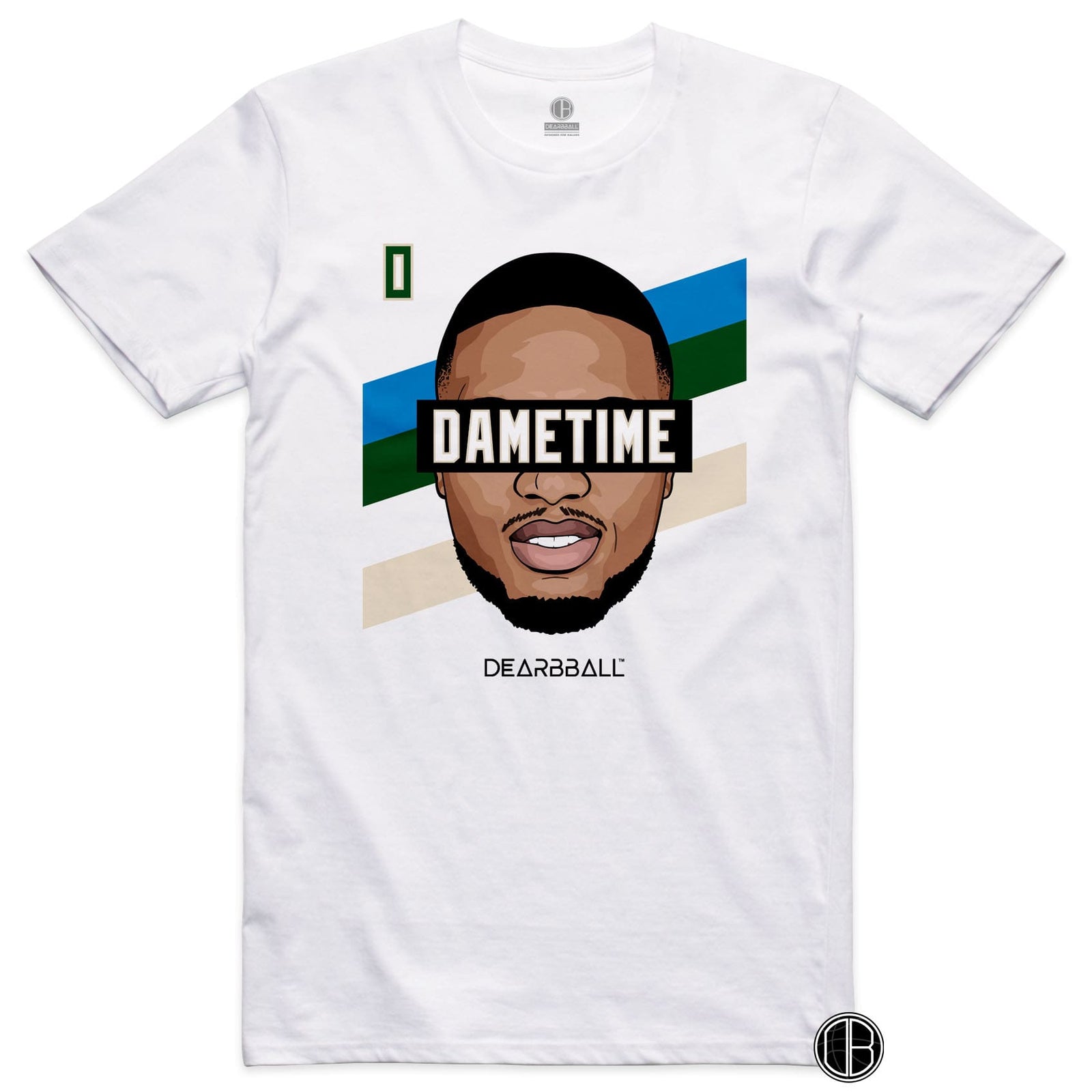 T-shirt DearBBall - Edição DameTime Stripes 0