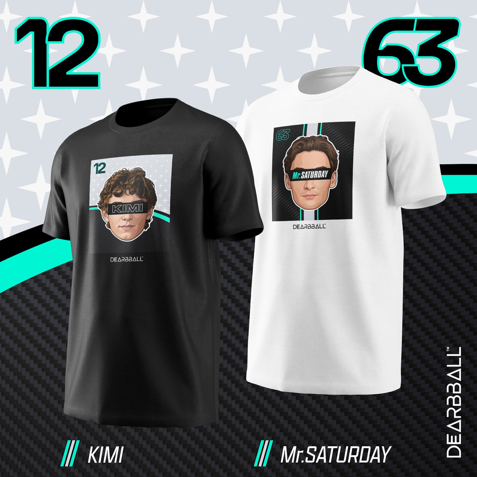 DearBBall Ensemble T-Shirts - KIMI × Mr.SATURDAY Edition
