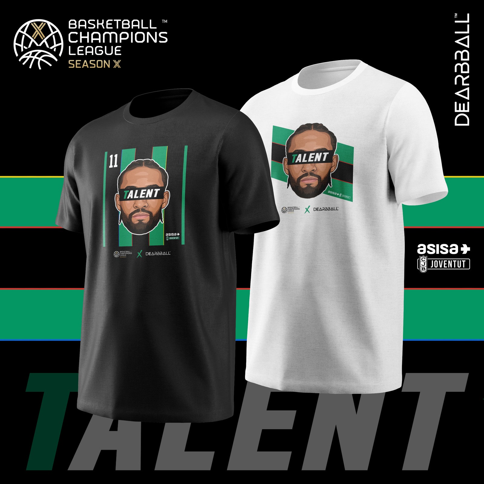 DearBBall T-Shirt - BCL JABARI Badalona Edition
