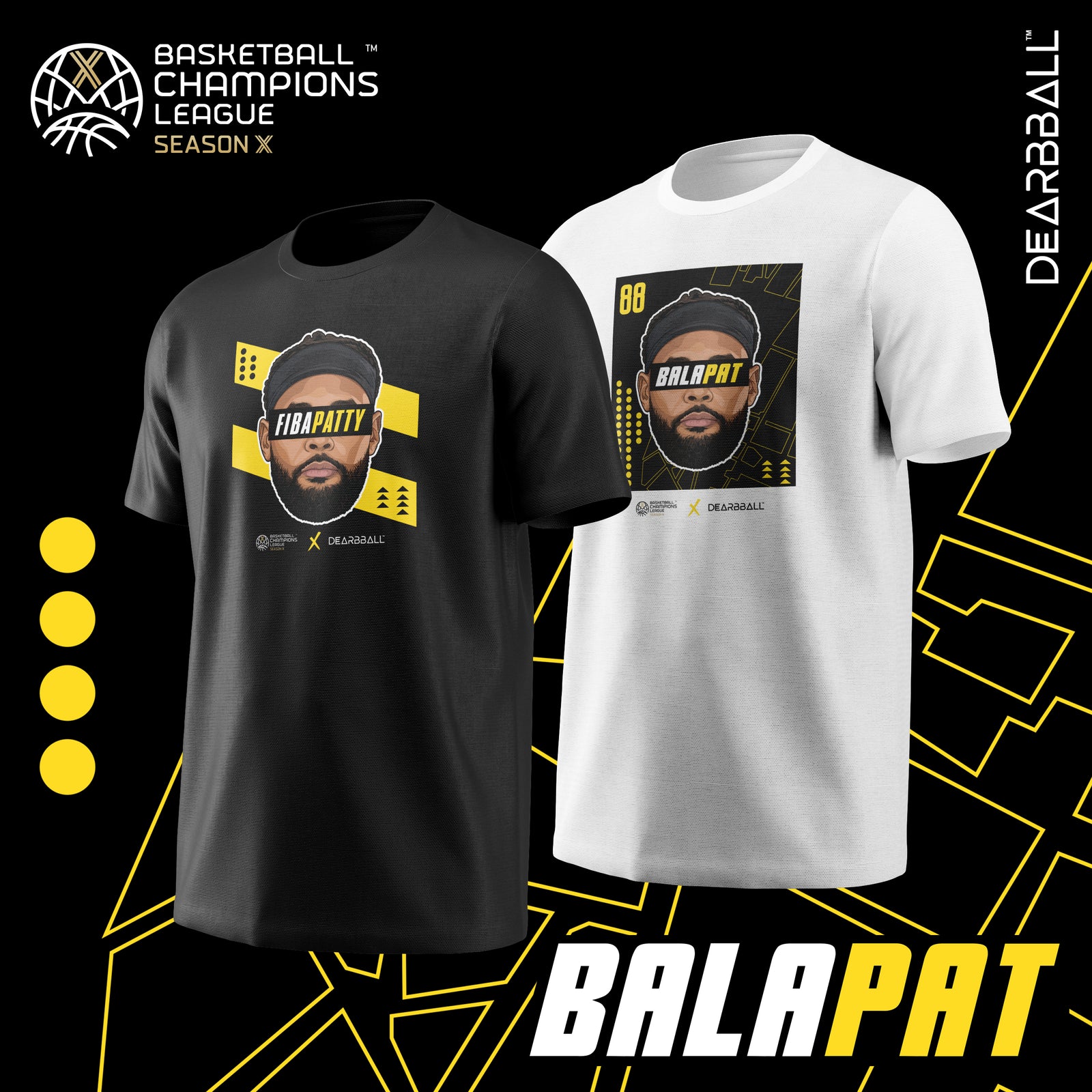 DearBBall T-Shirt - FIBAPATTY Streifen Edition