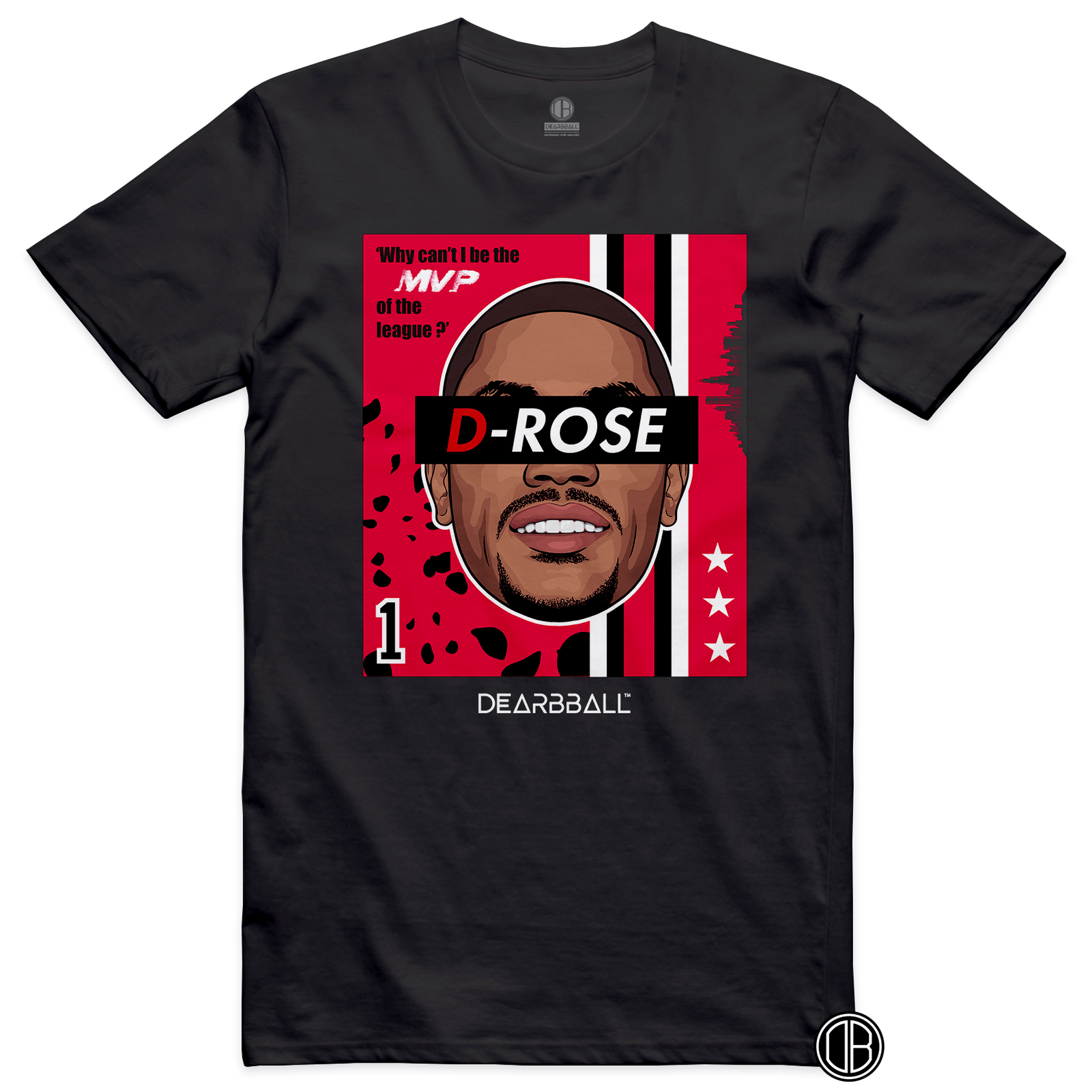 DearBBall T-skjorte - D-ROSE Chicago-utgave