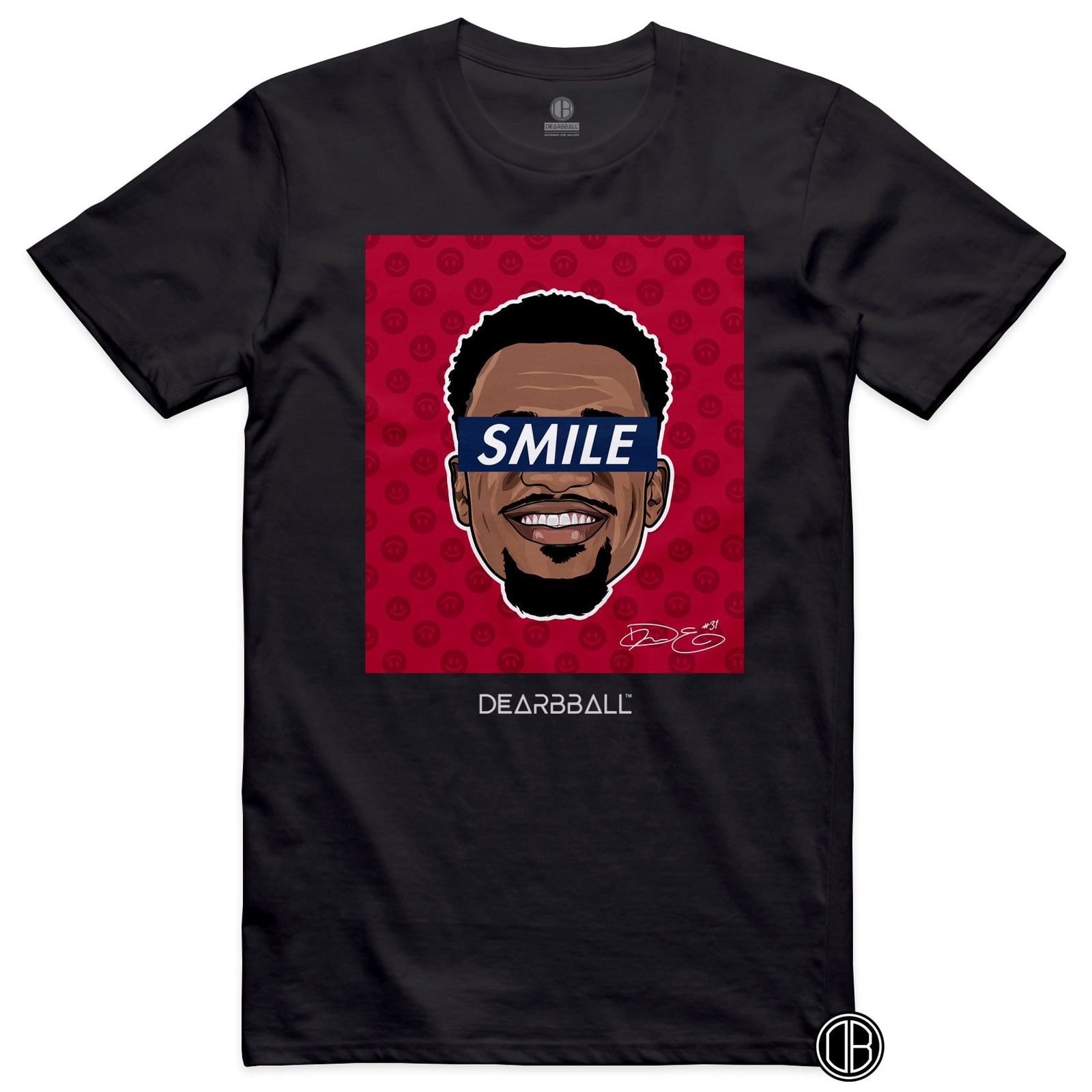 DearBBall T-skjorte - ENNIS SMILE Mønster Edition