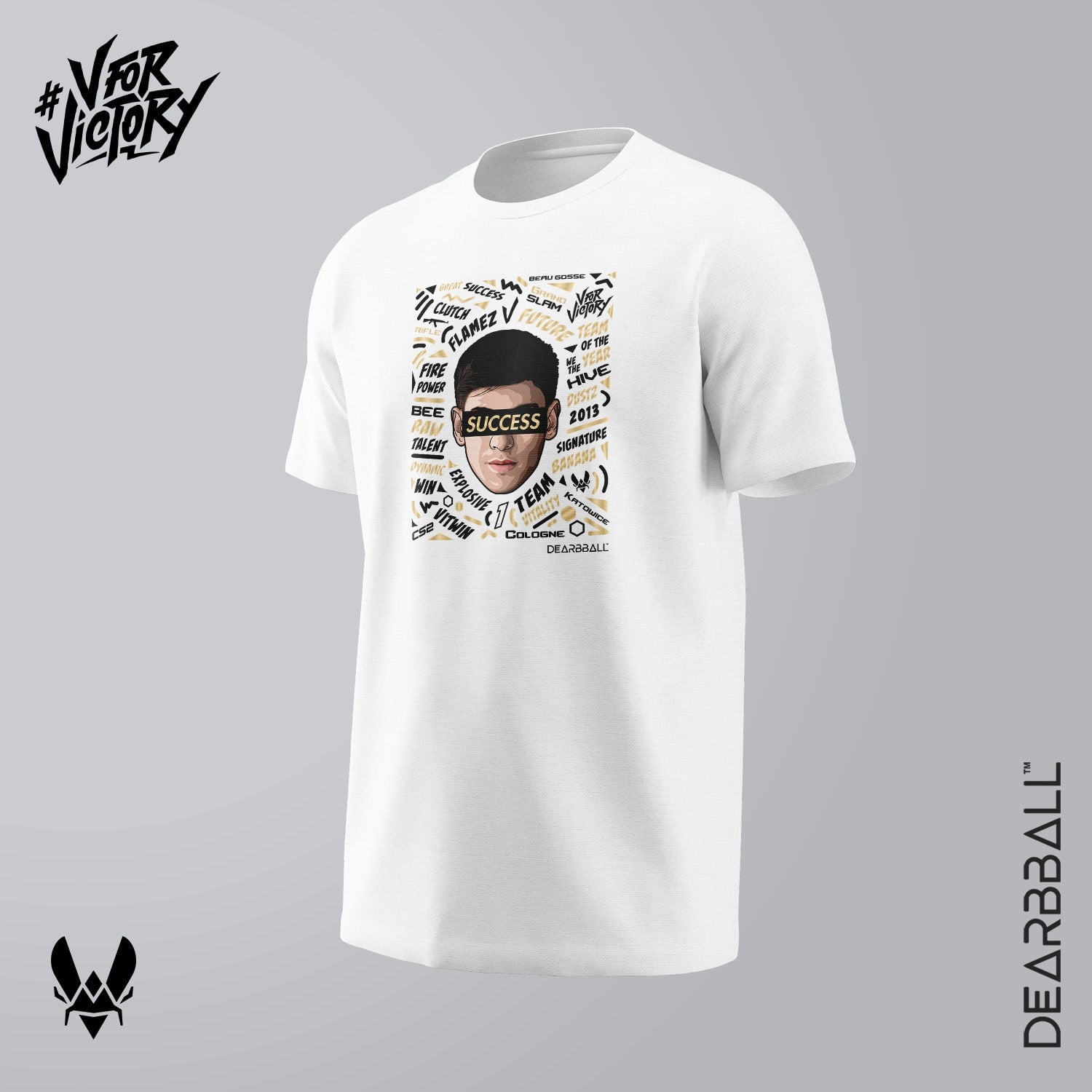 Pack 5 T-Shirts - Campeões do Vitality Grand Slam