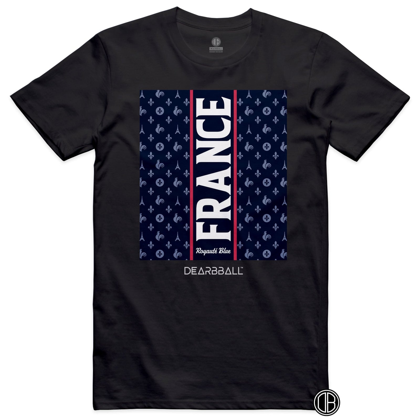 T-shirt DearBBall - Edição FRANCE Royauté Blue