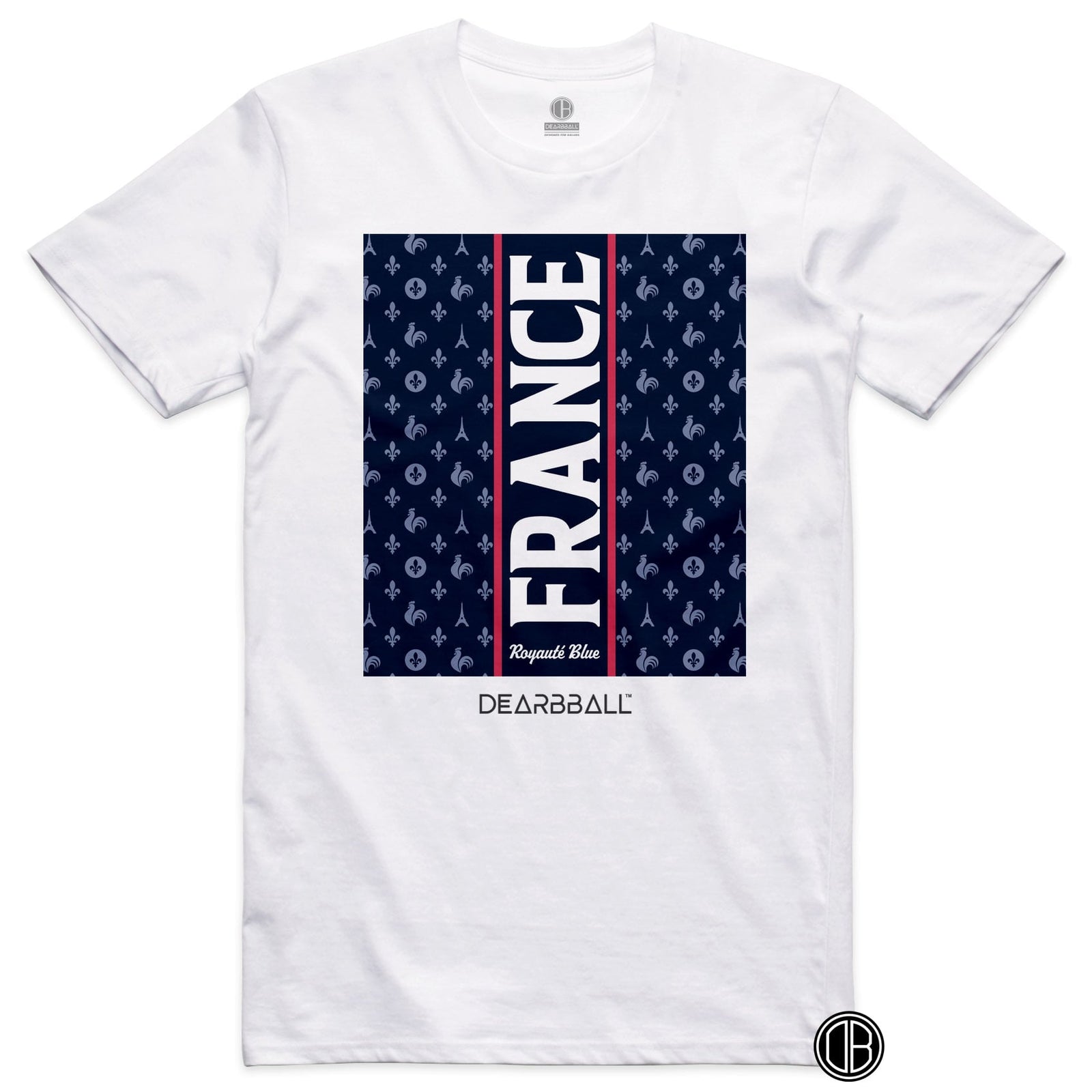 T-shirt DearBBall - Edição FRANCE Royauté Blue