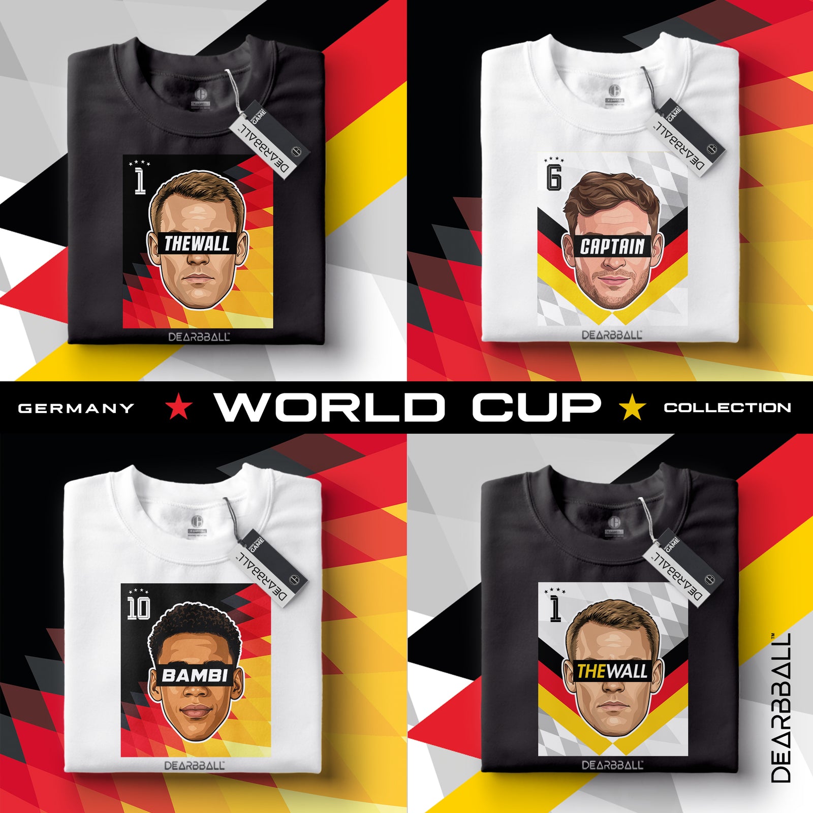 DearBBall T-Shirt - CAPTAIN Germany CDM Edition