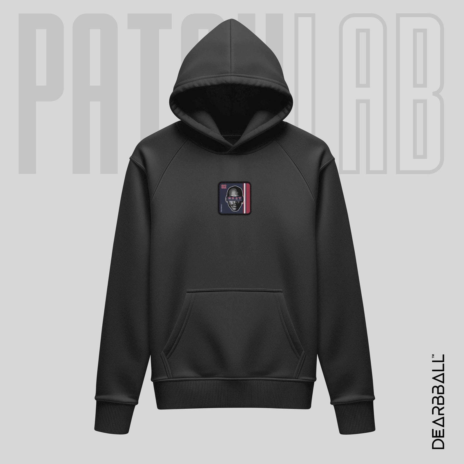 Hettegenser 3/4 Glidelås PatchLab