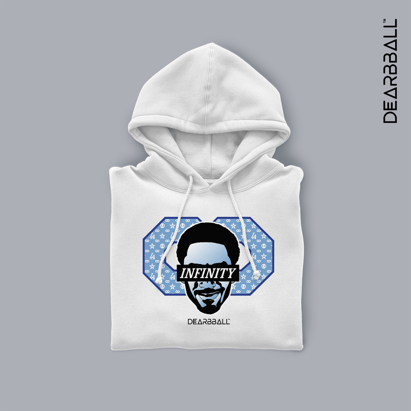 Sweat à capuche DearBBall - Edição INFINITY Light Blue
