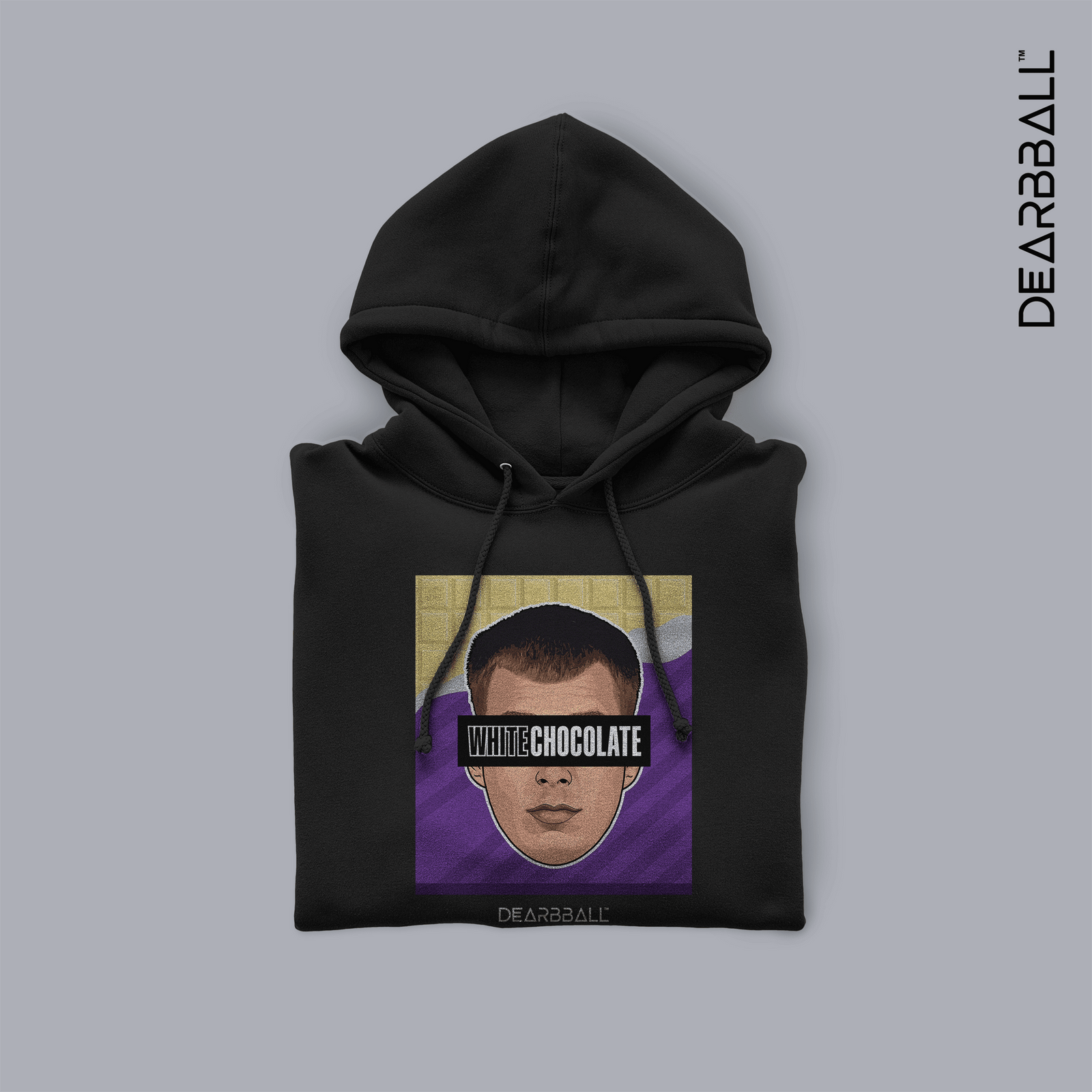 DearBBall Hoodie - White Open Bar Chocolate Edition