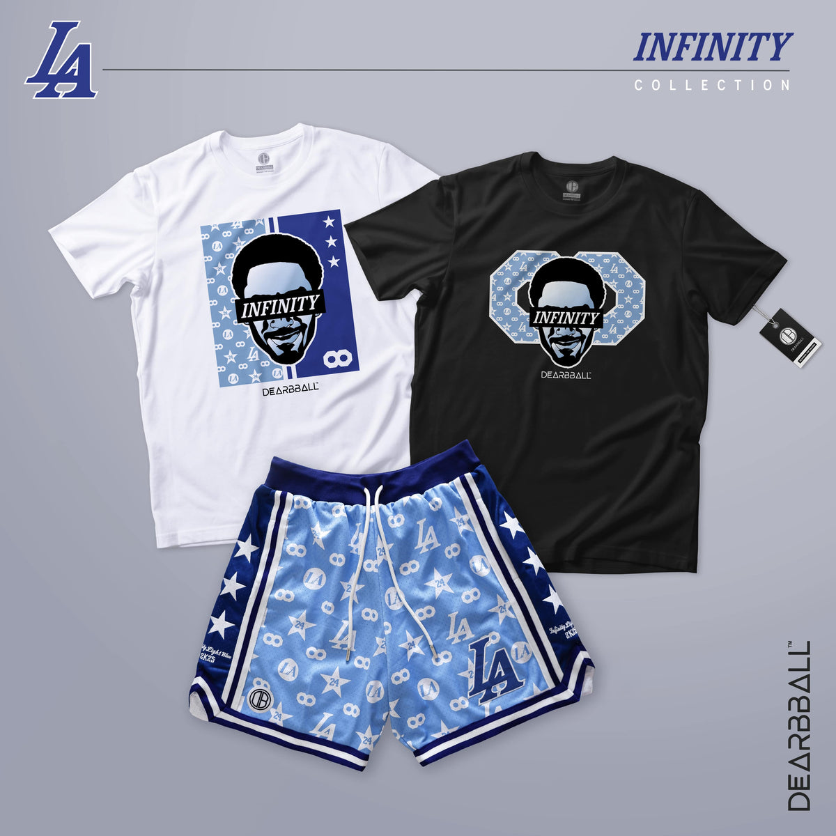 DBB SHORT MESH PREMIUM - INFINITY LIGHT BLUE ÉDITION LIMITÉE ♾️