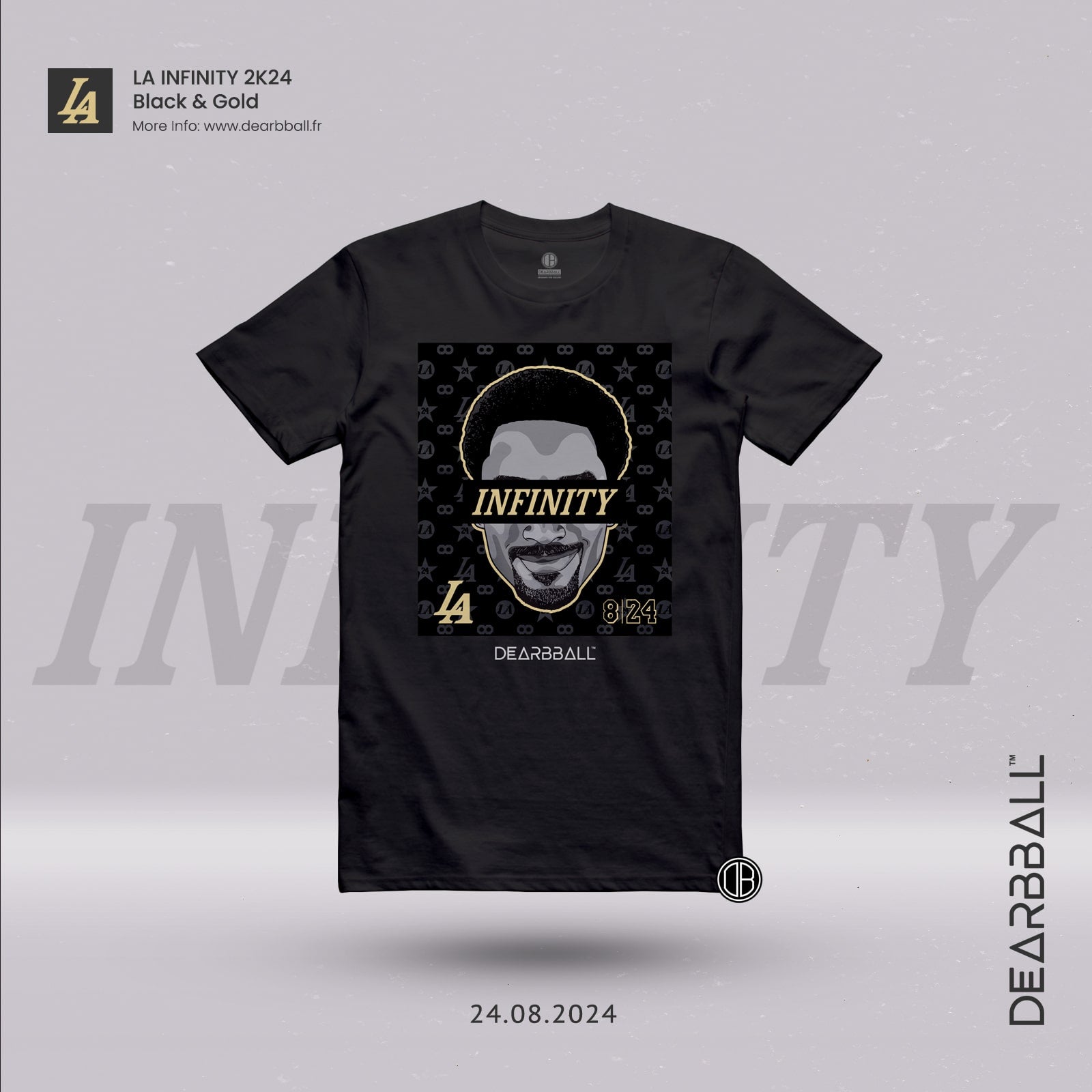 T-Shirt DearBBall - Edição Infinity LA 2K24