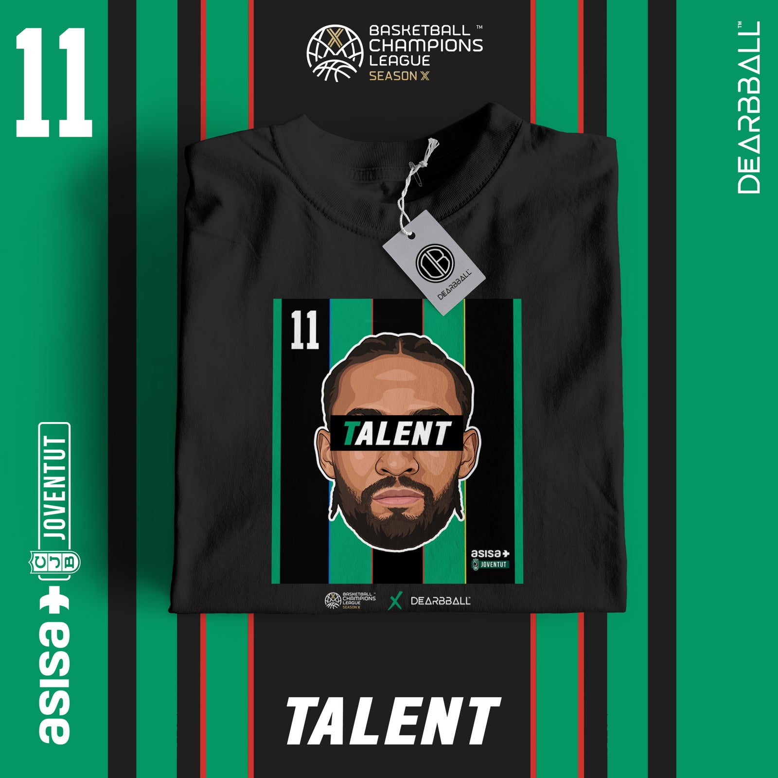 DearBBall T-Shirt - BCL JABARI Badalona Edition