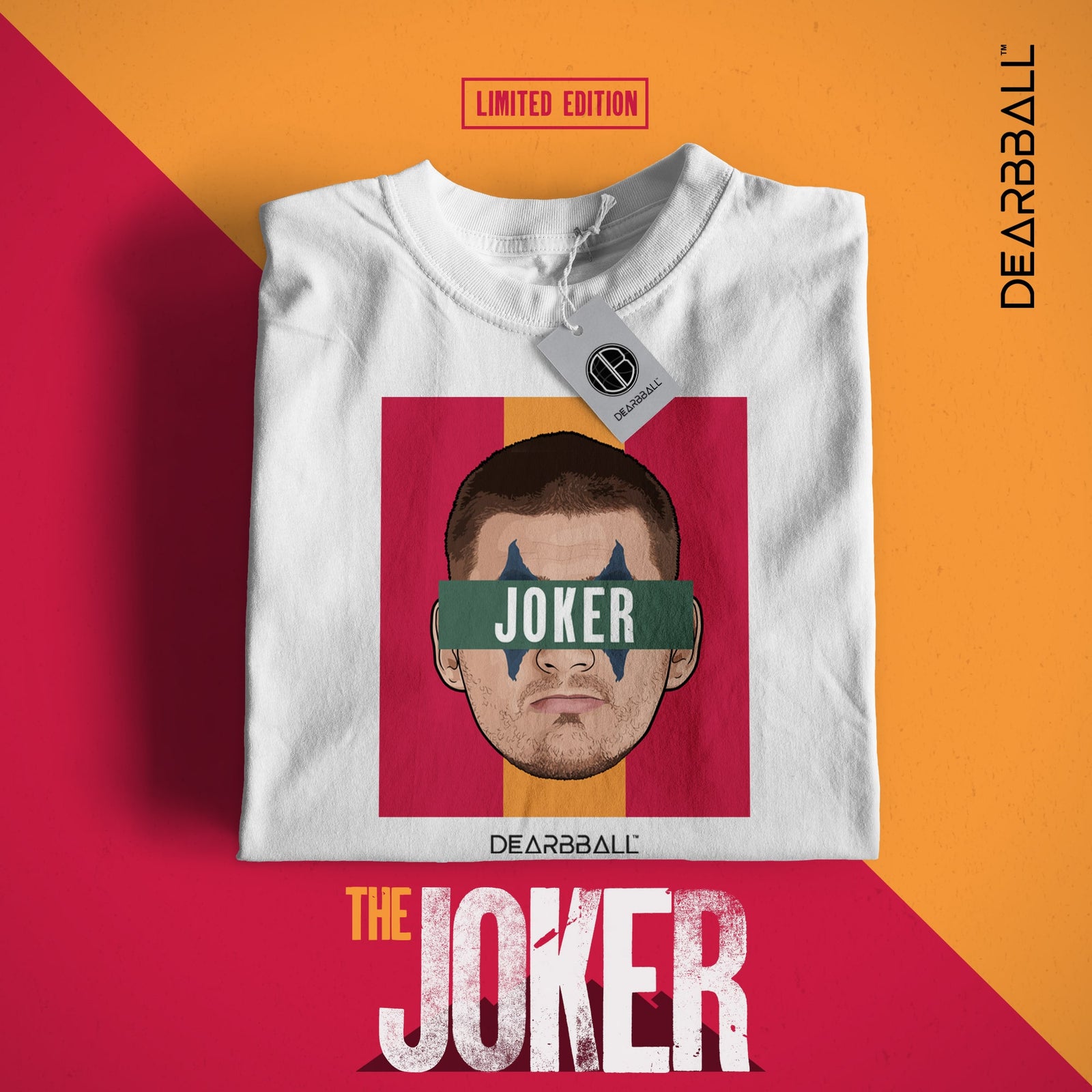 T-Shirt-Nikola-Jokic-Nuggets-Denver-Dearbball-vetements-marque-france