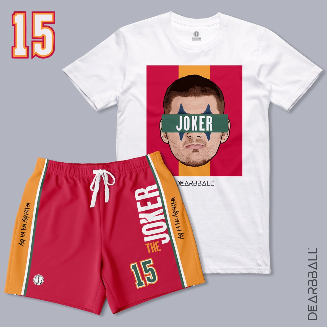 Conjunto DearBBall de T-shirt e Calções - Edição JOKER Movie