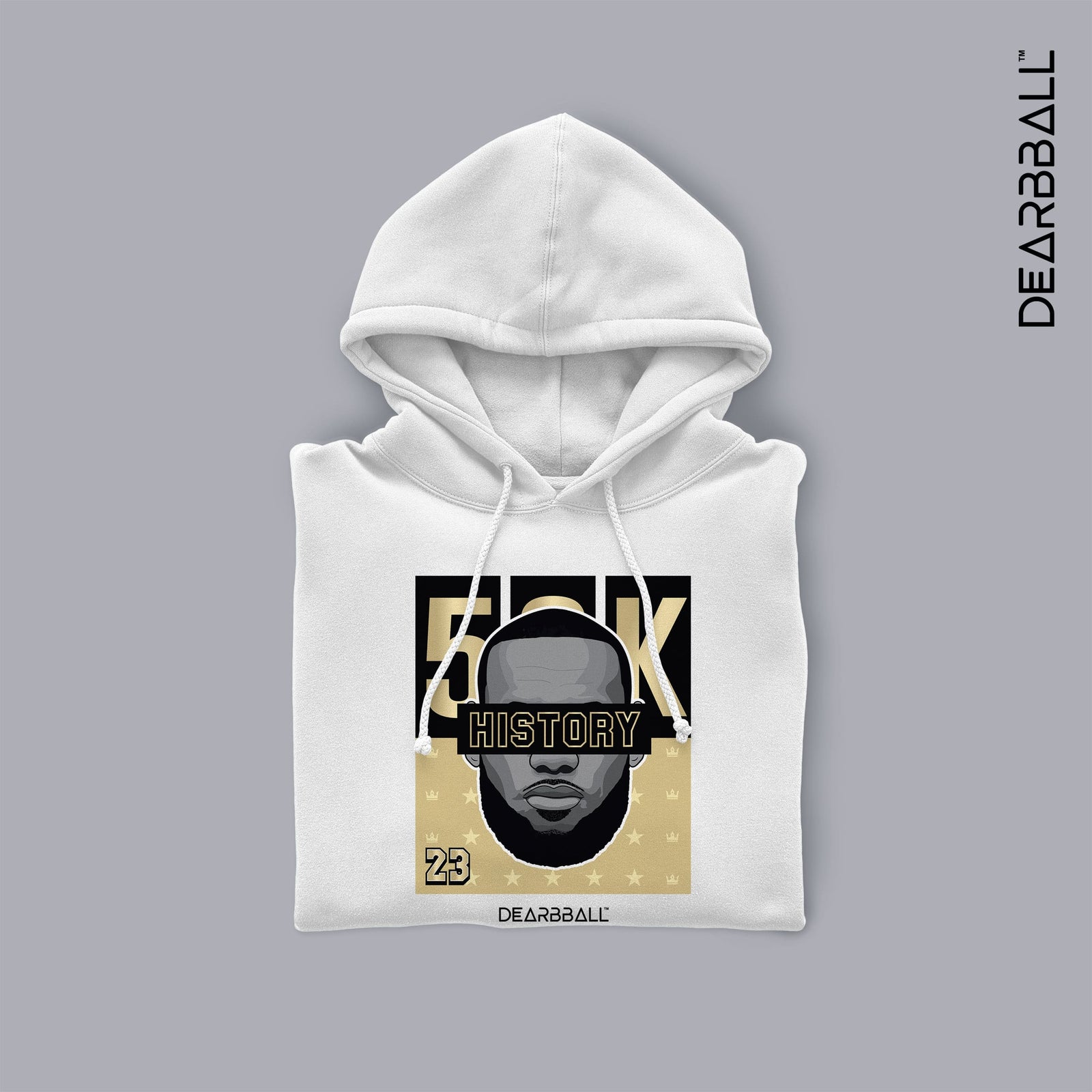 Sweat à Capuche DearBBall - KING 50K HISTORY Edição Ouro