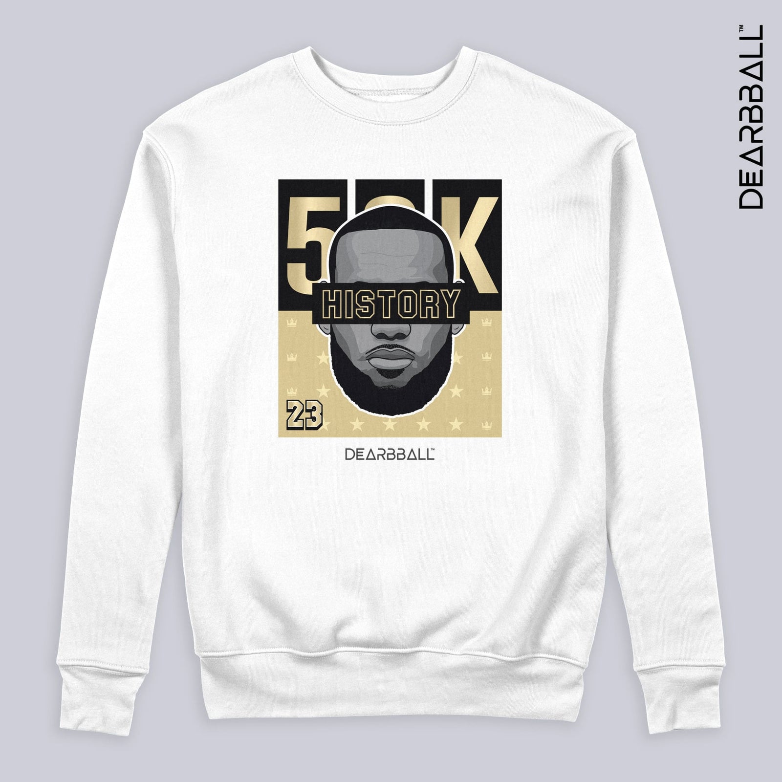 Sweatshirt DearBBall - KING 50K HISTORY Edição Ouro