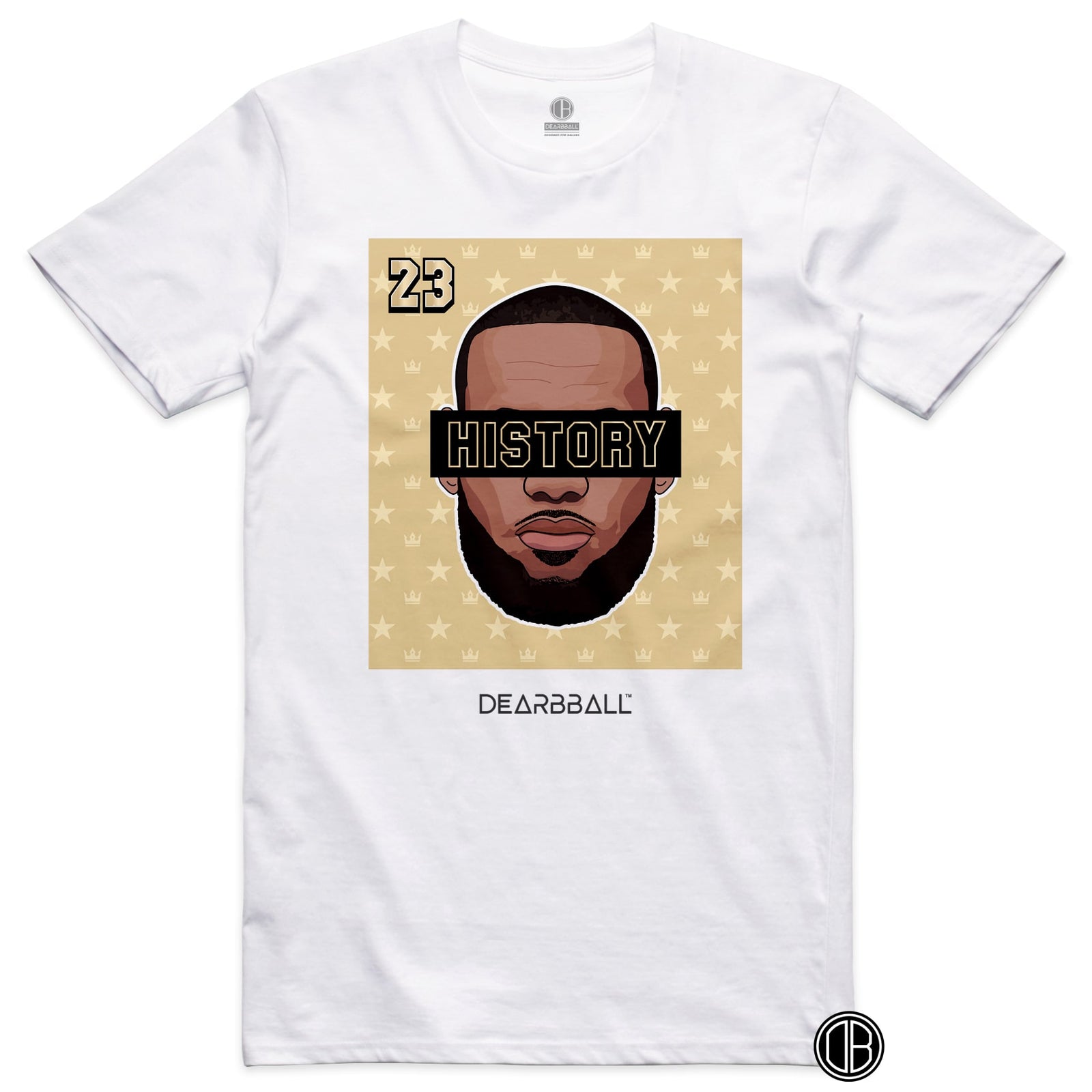 T-Shirt DearBBall - HISTORY Edição Dourada