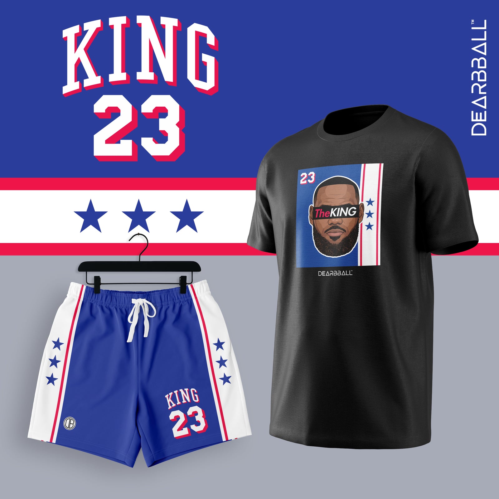 DearBBall Ensemble Short T-Shirt - KING Phila Edition