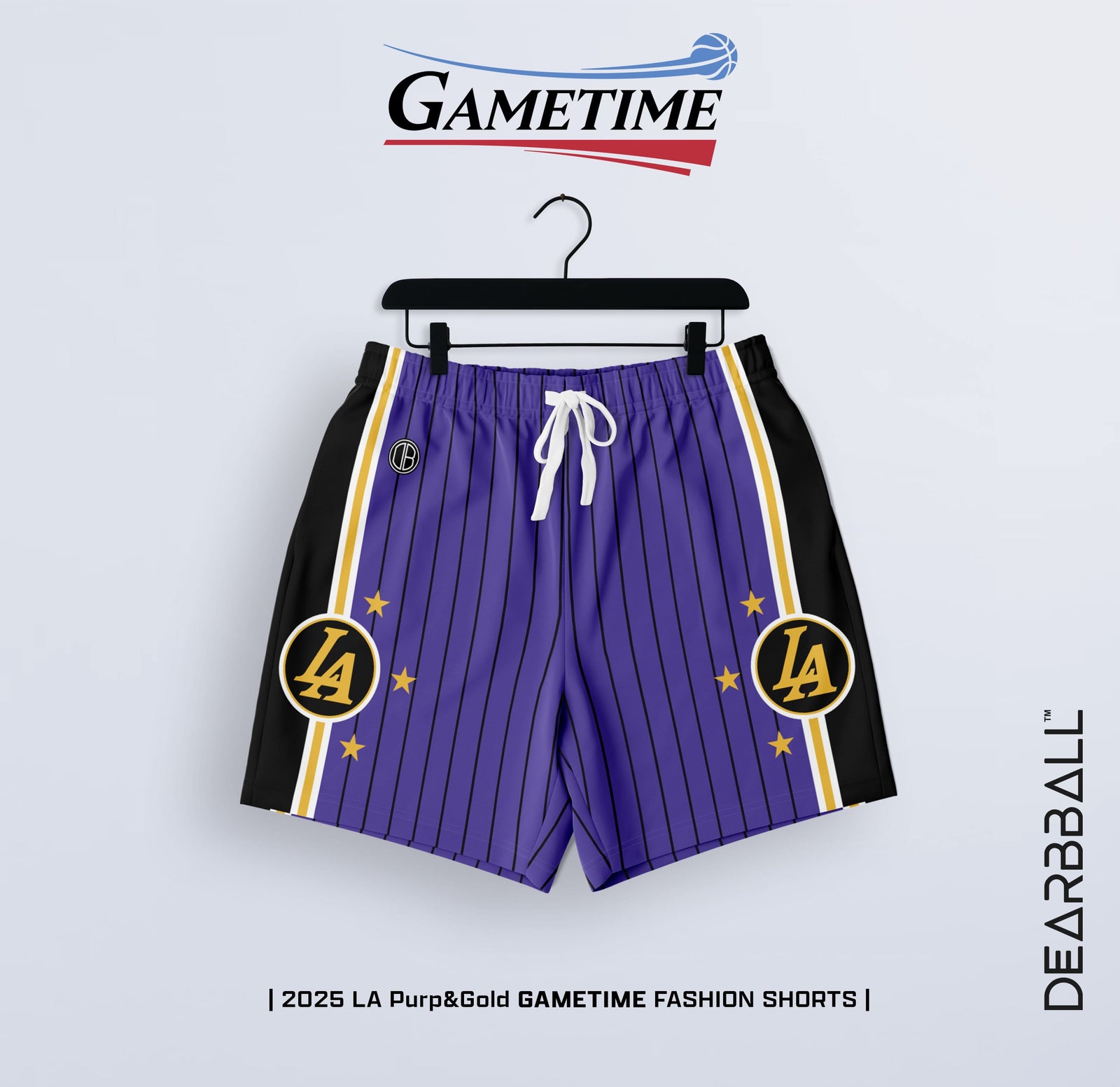 Conjunto DearBBall Pantalón Corto y Camiseta - Edición KING x LukaMagic L.A. GAMETIME
