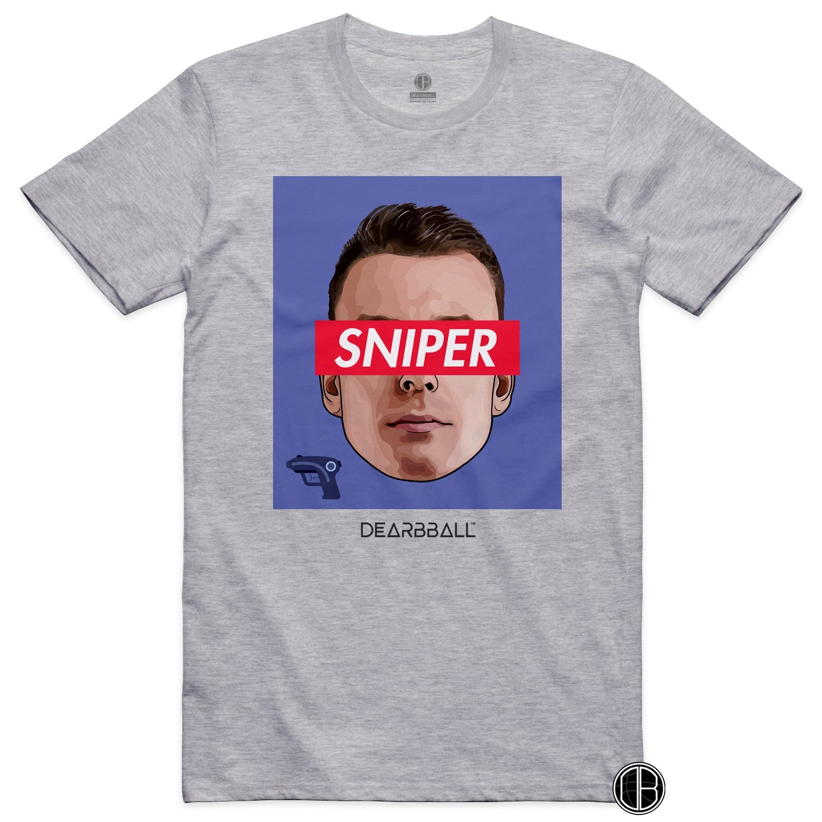 T-shirt DearBBall - Edição SNIPER Vermelha