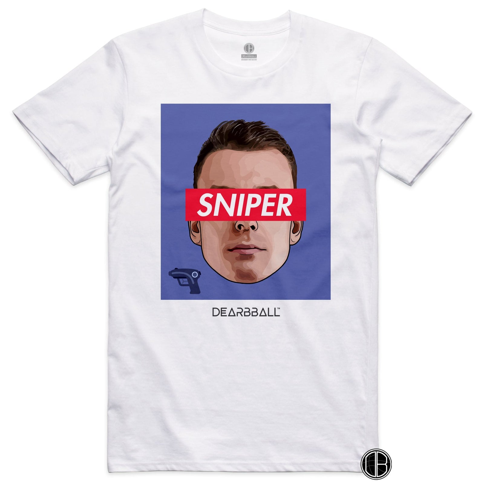 T-shirt DearBBall - Edição SNIPER Vermelha