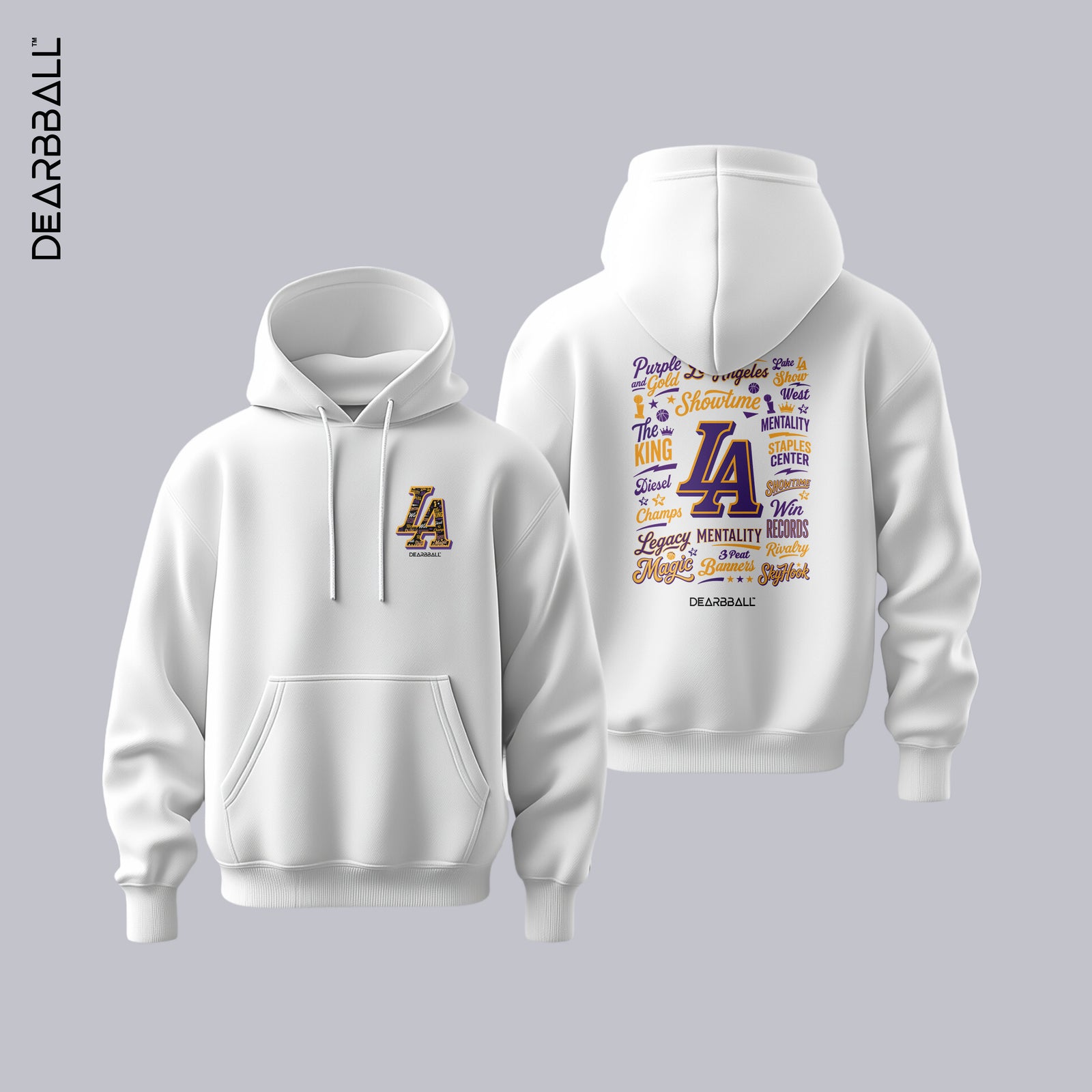DearBBall Premium Hoodie - LOS ANGELES Words Matter Edition