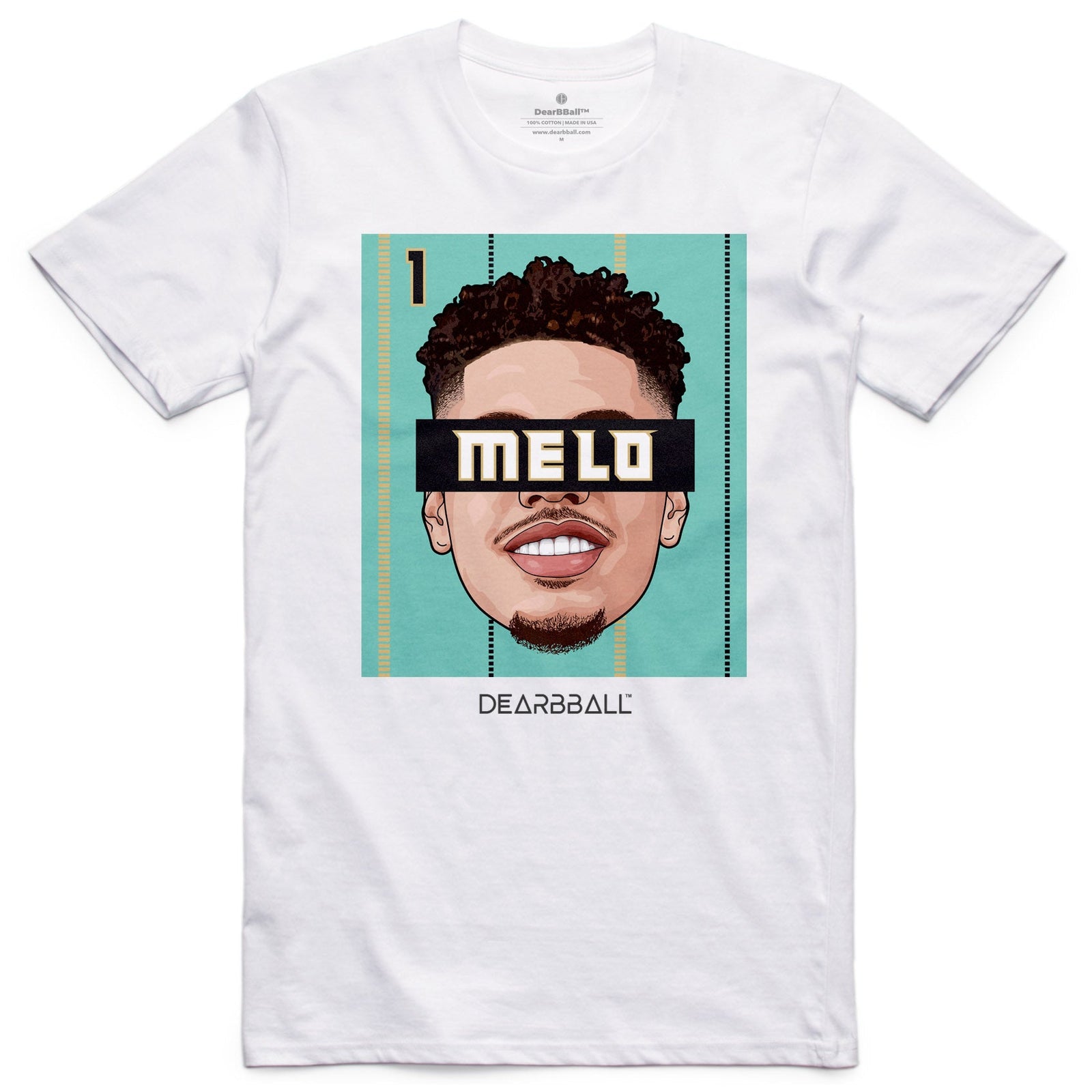 T-Shirt-LaMelo-Ball-Hornets-Charlotte-Dearbball-vetements-marque-france