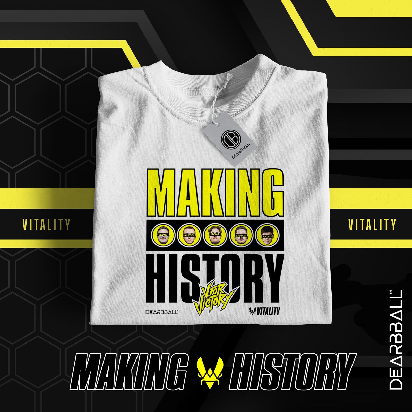 DearBBall Pack 2 T-shirt - Edizione Making History x ZYWOO Goat