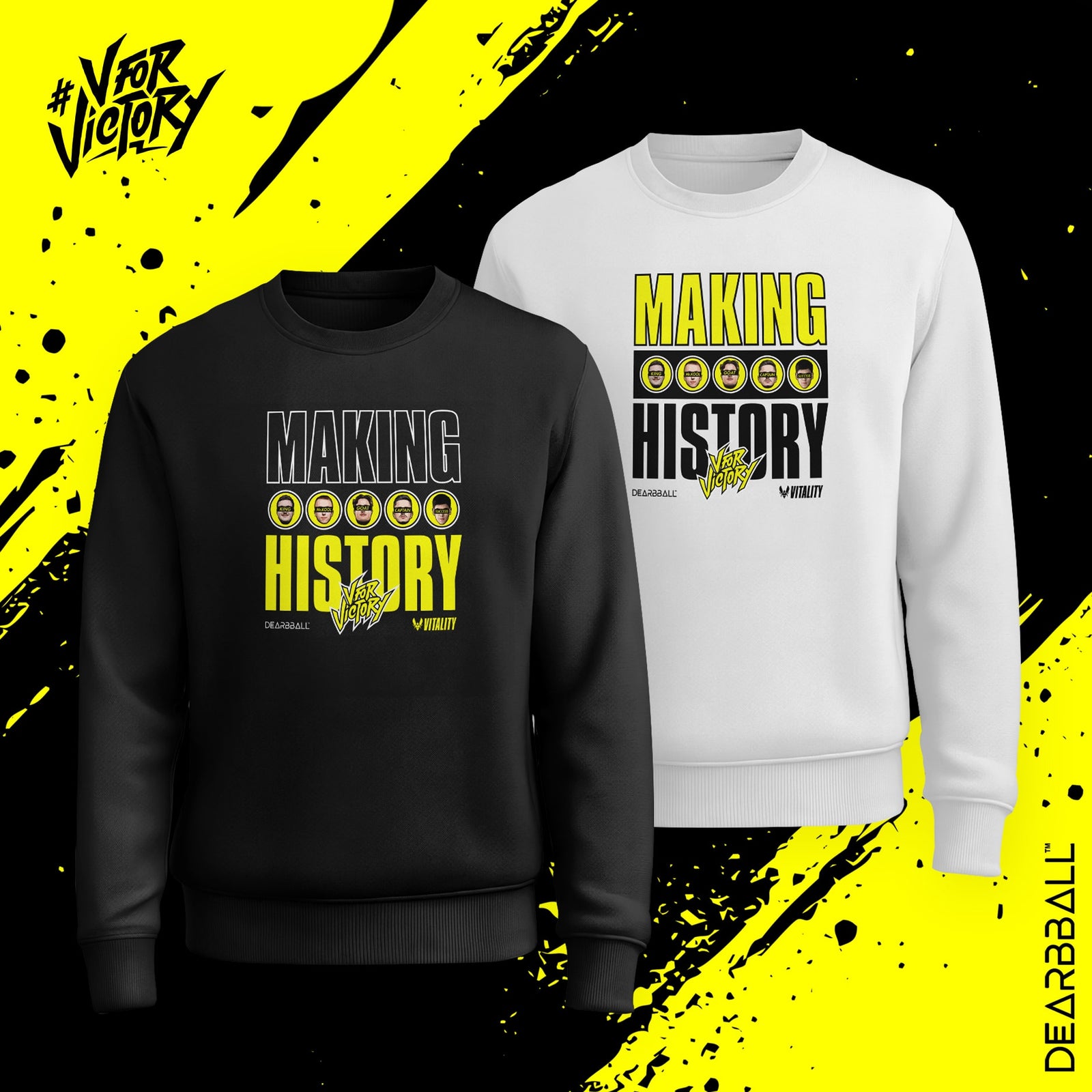 Pack T-Shirt e Sweat DearBBall - Edição Vitality MAKING HISTORY
