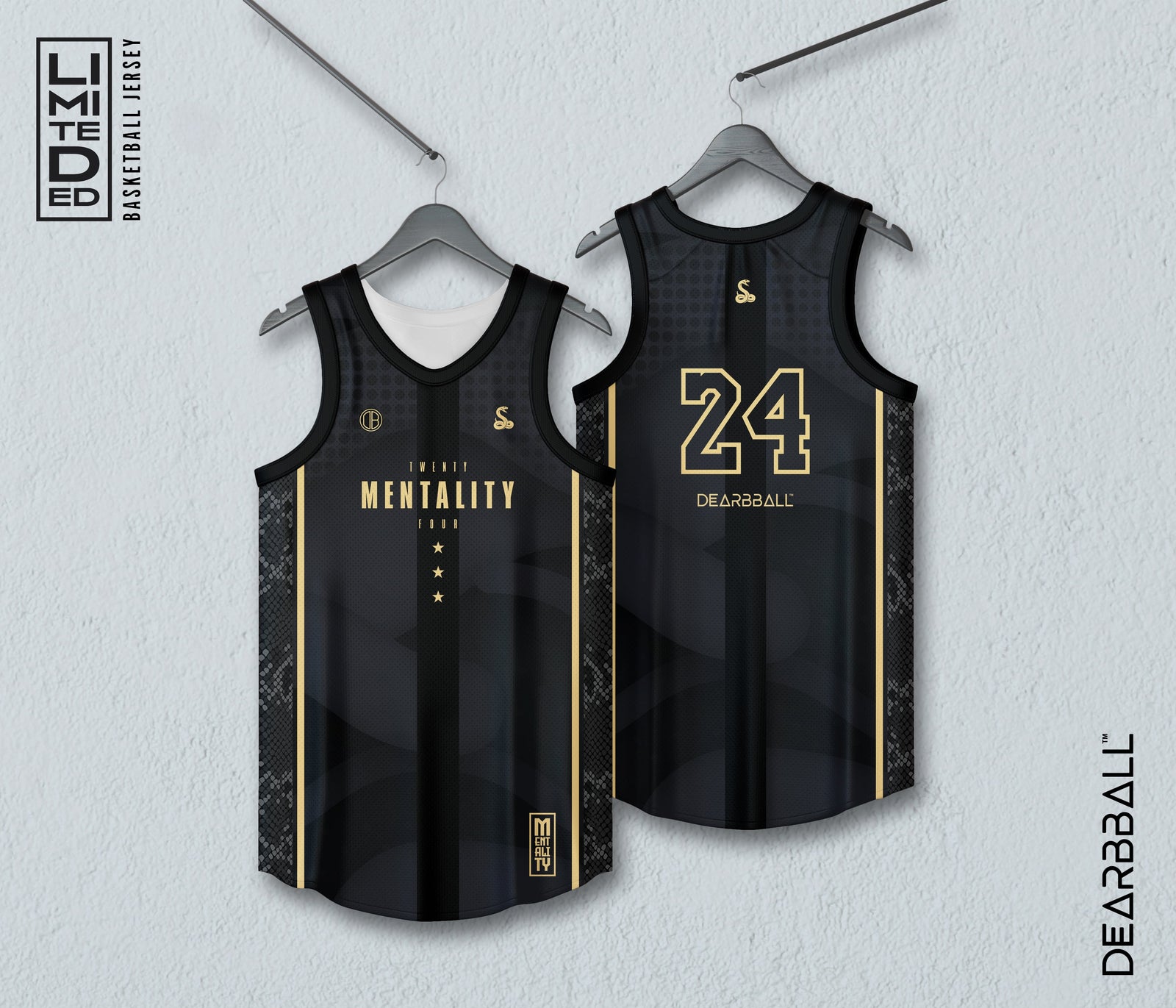 Camiseta DearBBall - Edición MENTALITY 24 Gold