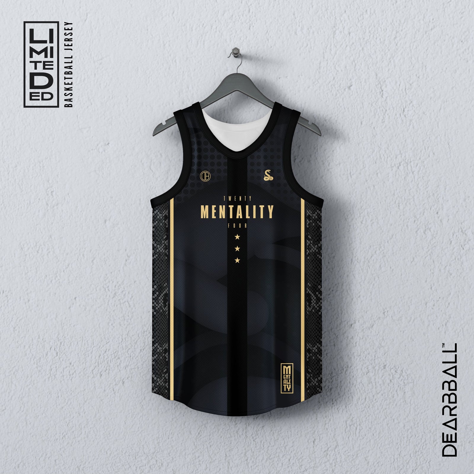 Camiseta DearBBall - Edición MENTALITY 24 Gold