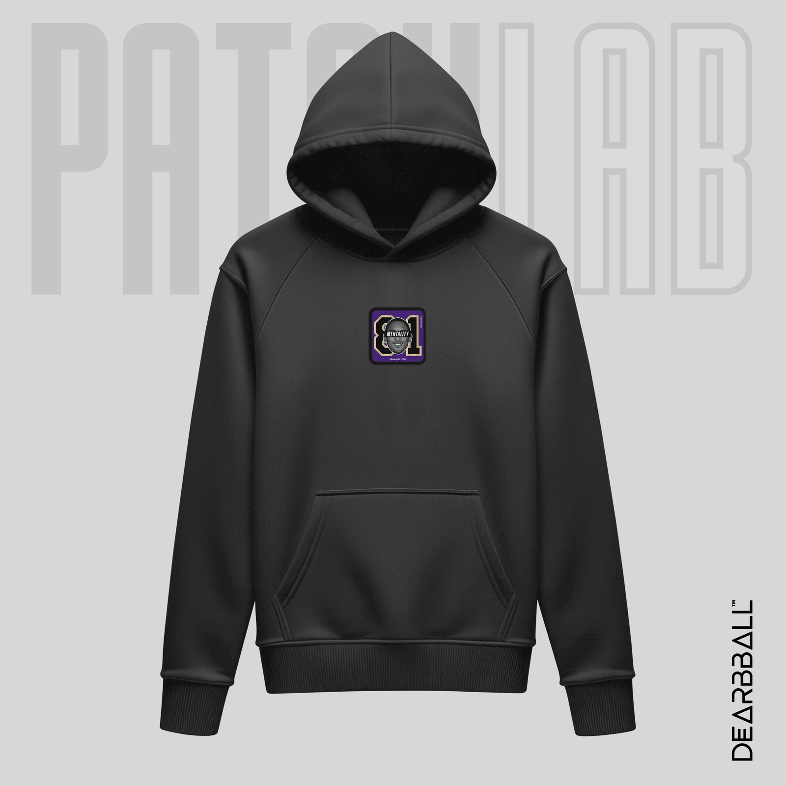 Hettegenser 3/4 Glidelås PatchLab