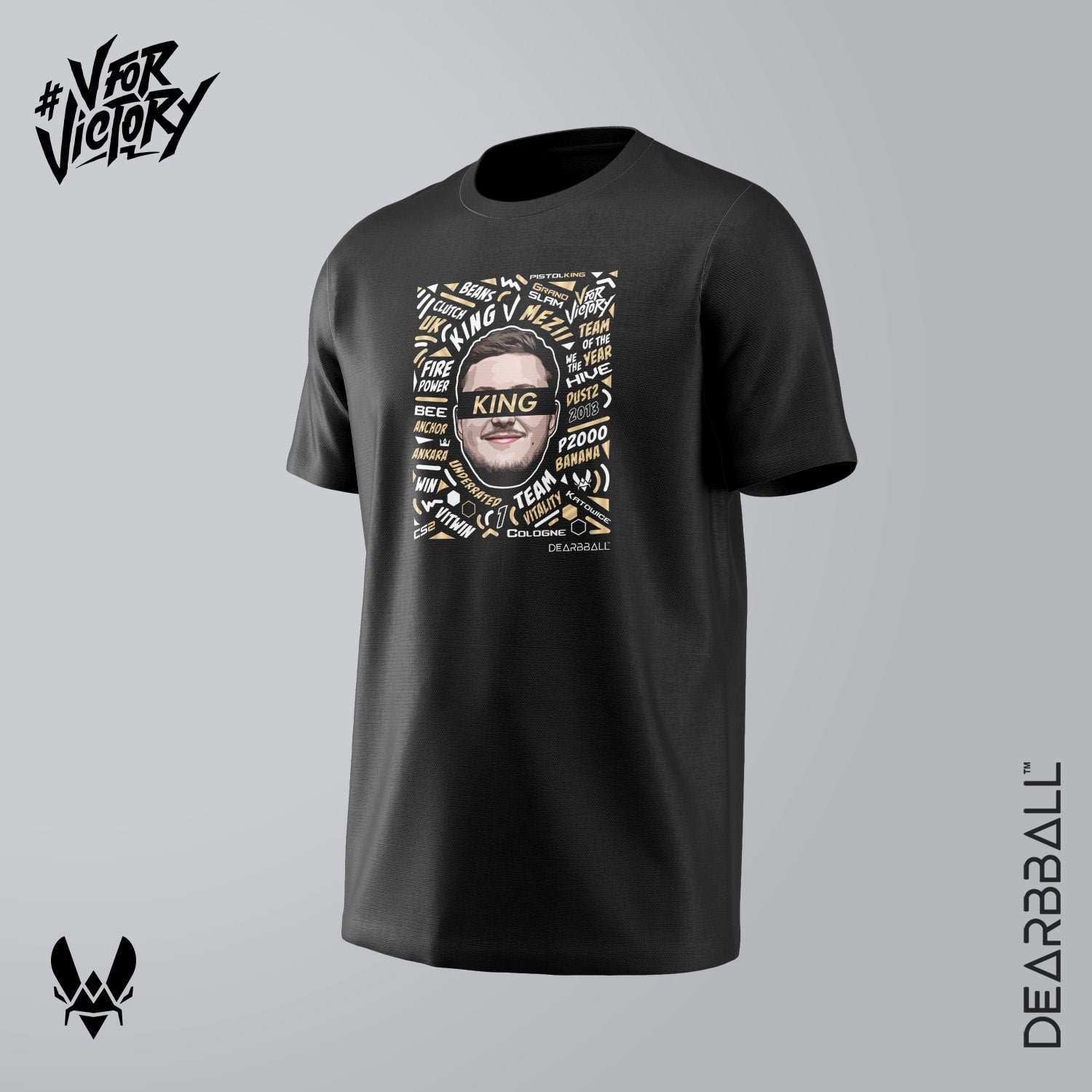 Pack 5 T-Shirts - Campeões do Vitality Grand Slam