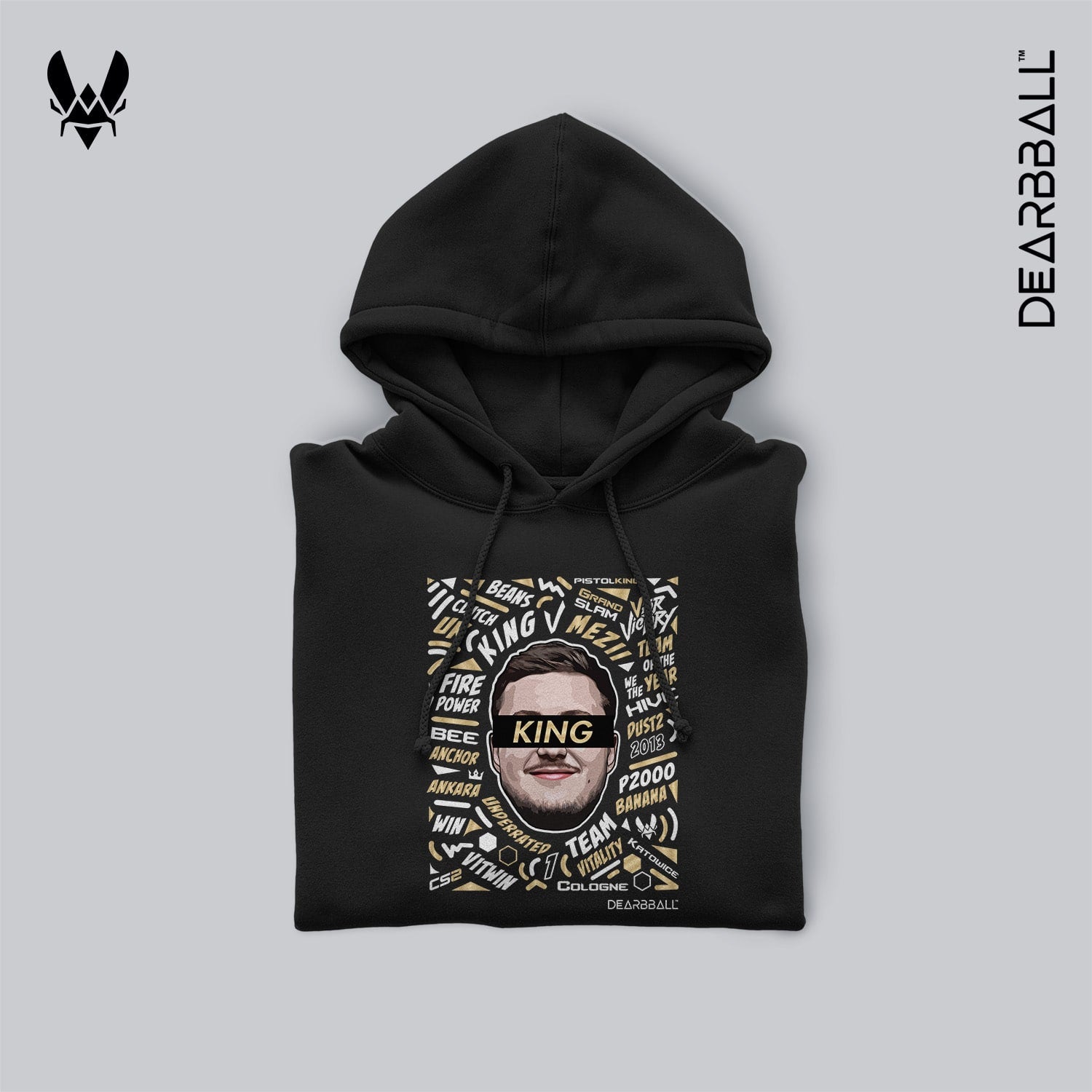 Sweat com Capuz DearBBall - VITALITY MEZII KING Words Matter