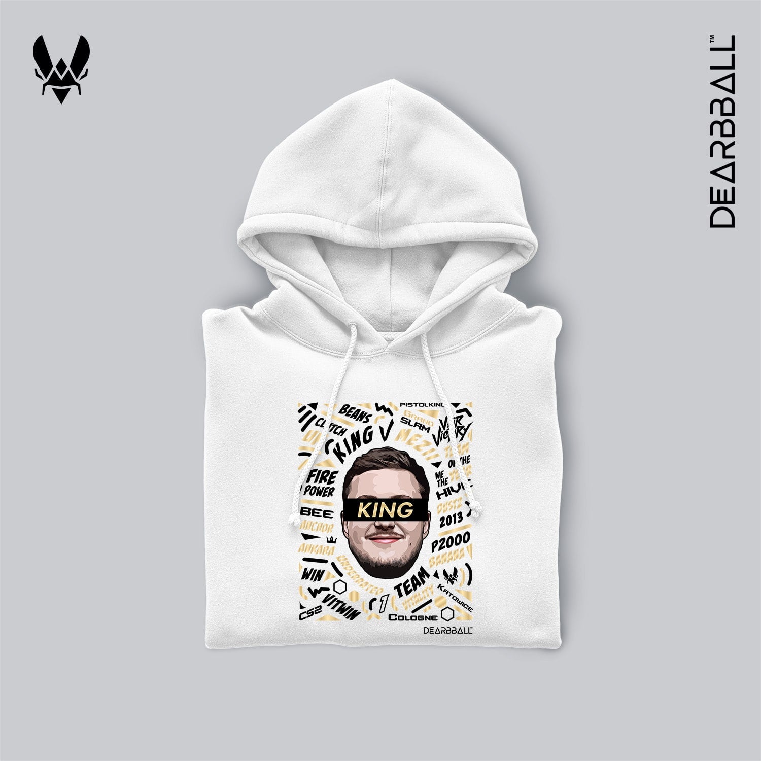 Sweat com Capuz DearBBall - VITALITY MEZII KING Words Matter