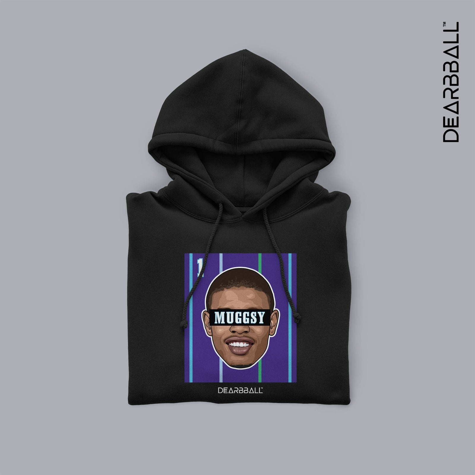 Sweat à Capuche DearBBall - Edição MUGGSY Roxo