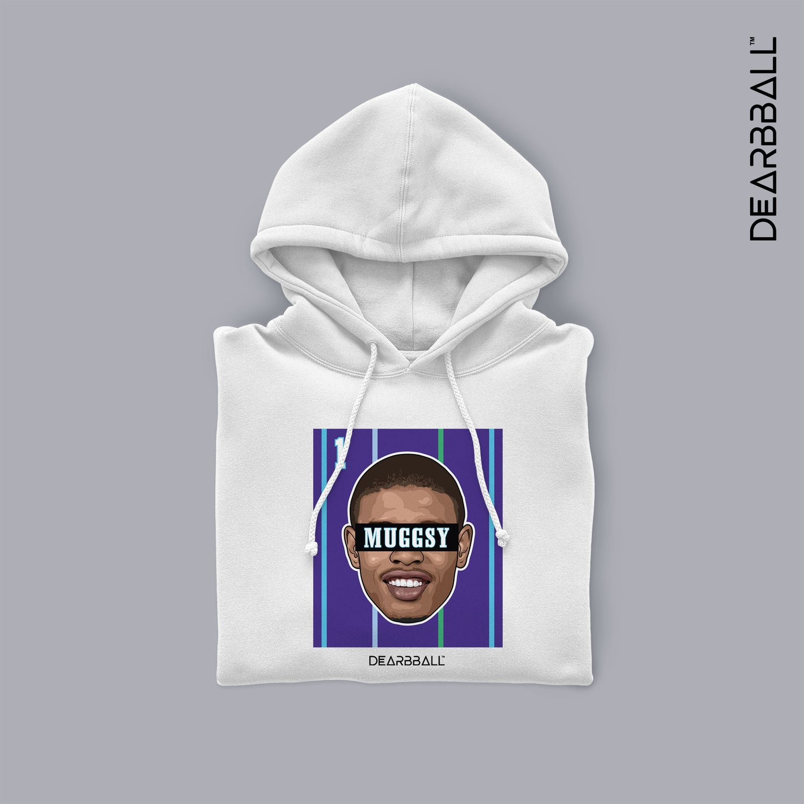 Sweat à Capuche DearBBall - Edição MUGGSY Roxo