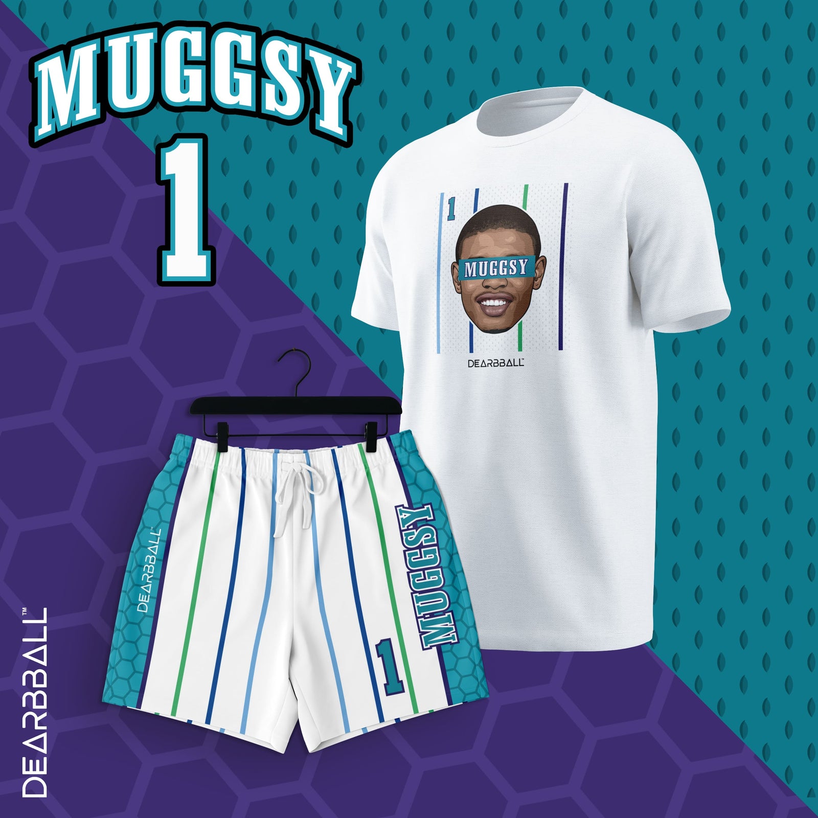 T-Shirt DearBBall - Edição MUGGSY Branco
