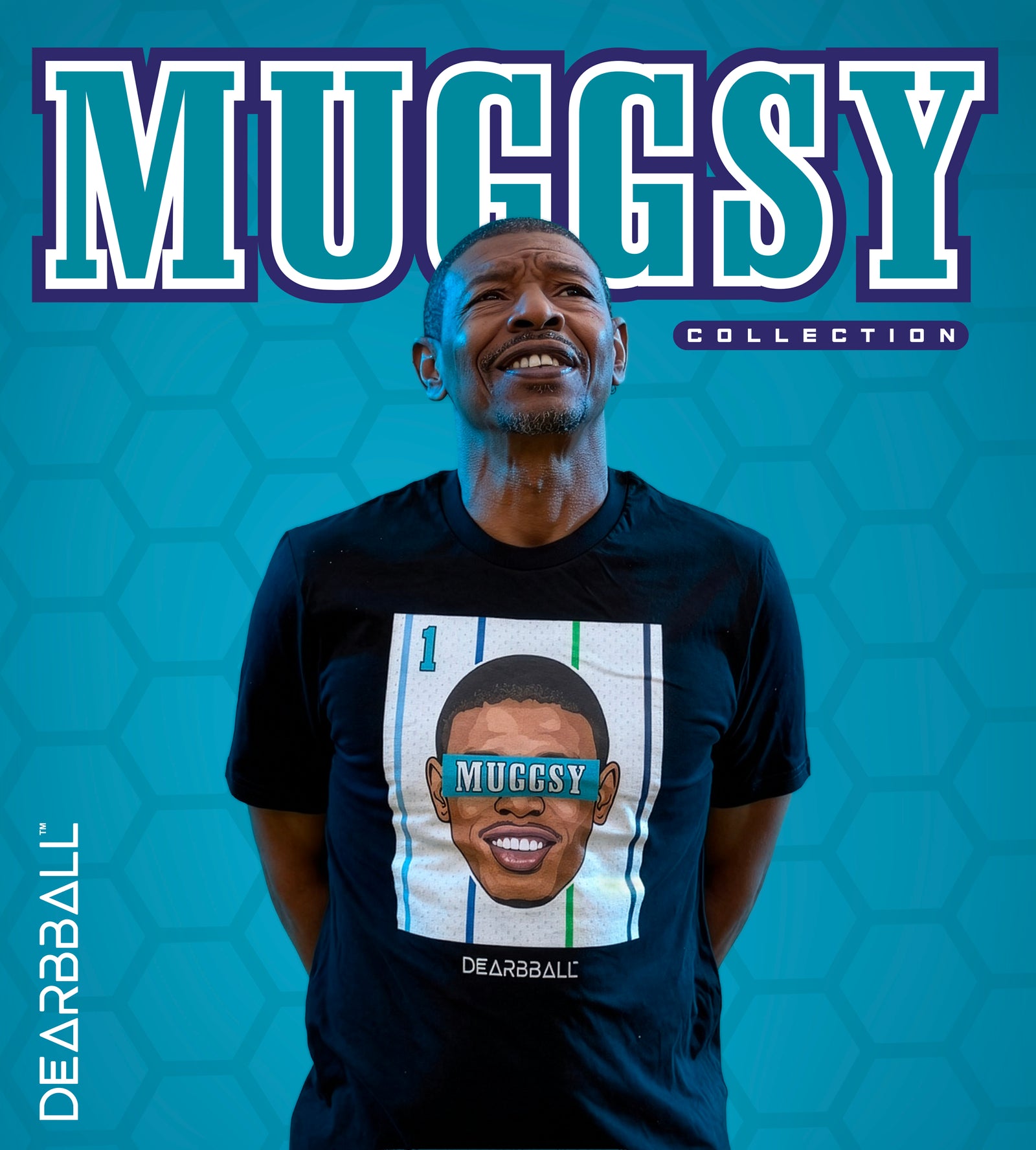 T-Shirt DearBBall - Edição MUGGSY LEGEND
