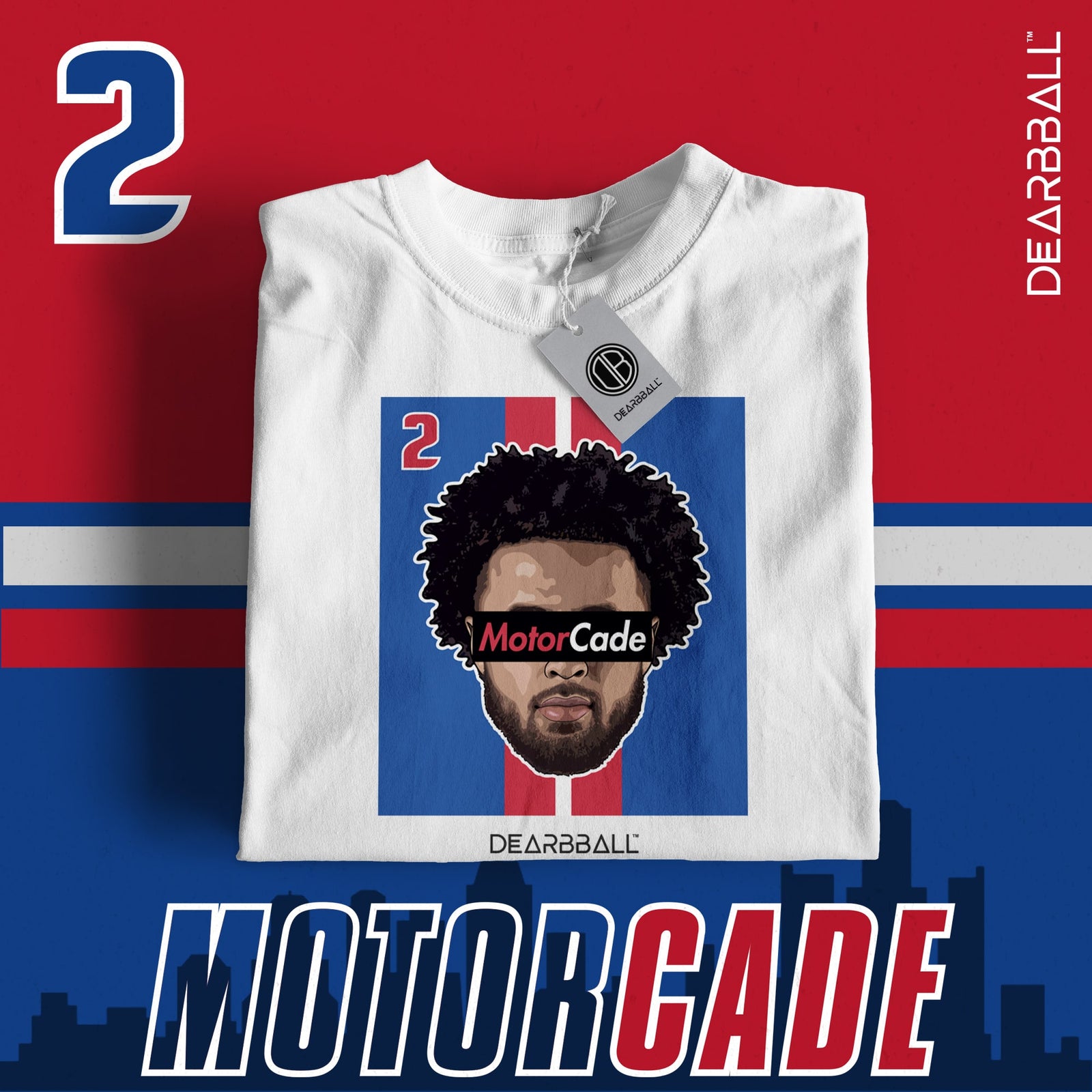 DearBBall Pack 2 T-Shirts - CADE Detroit Edition