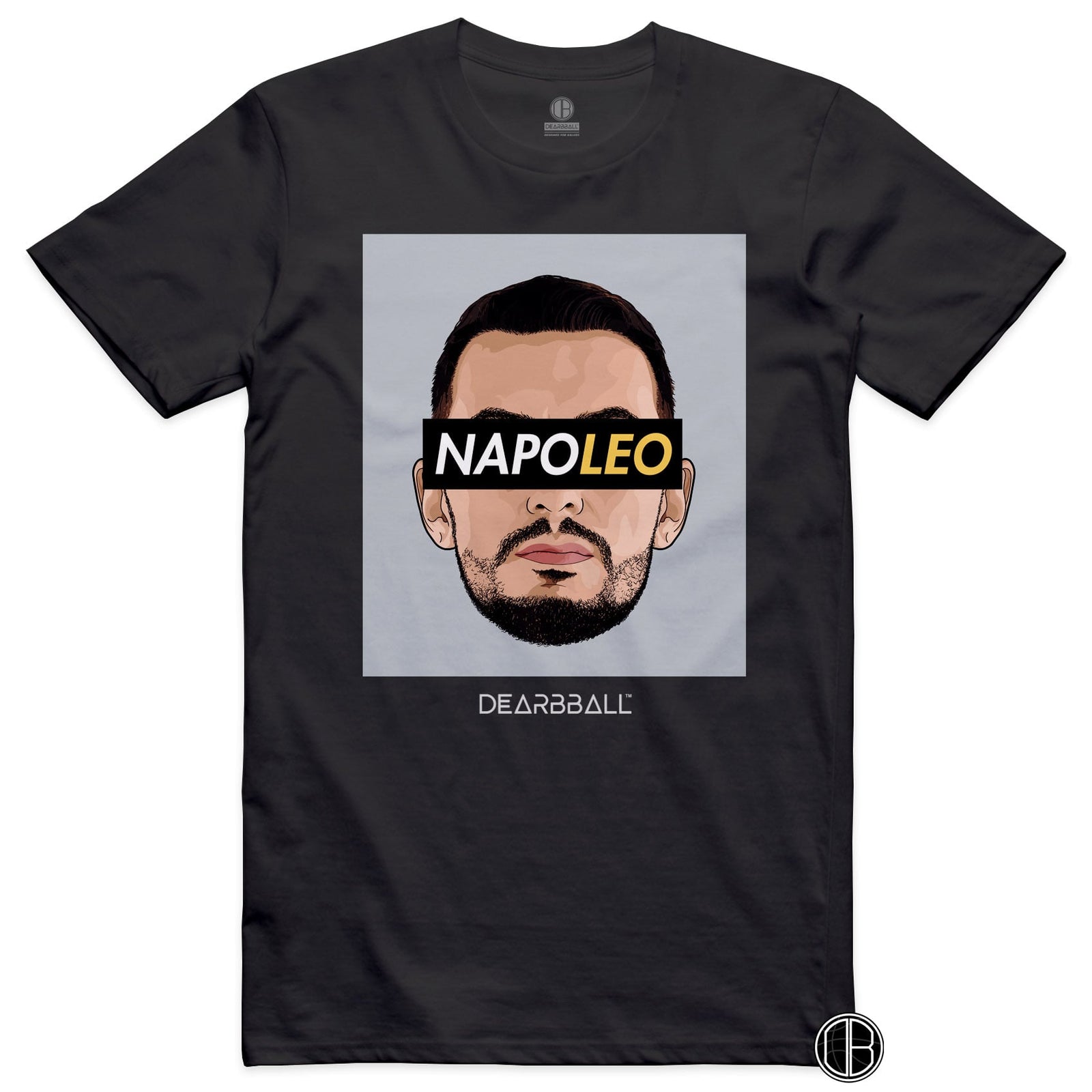 T-shirt DearBBall - Edição NapoLeo Cinzenta