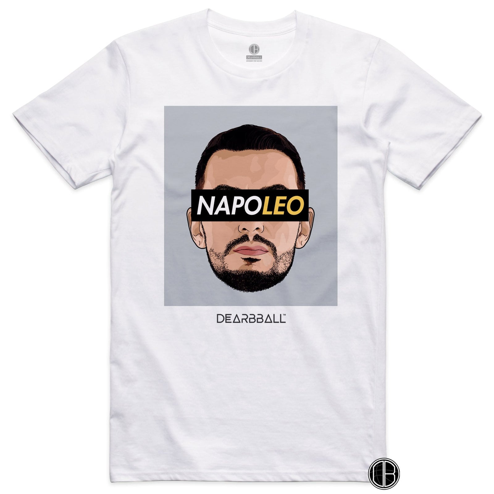 T-shirt DearBBall - Edição NapoLeo Cinzenta