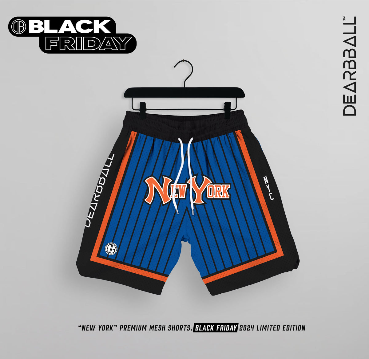 DEARBBALL BROOKLYN MESH SHORTS - BKN STREET LIMITED EDITION