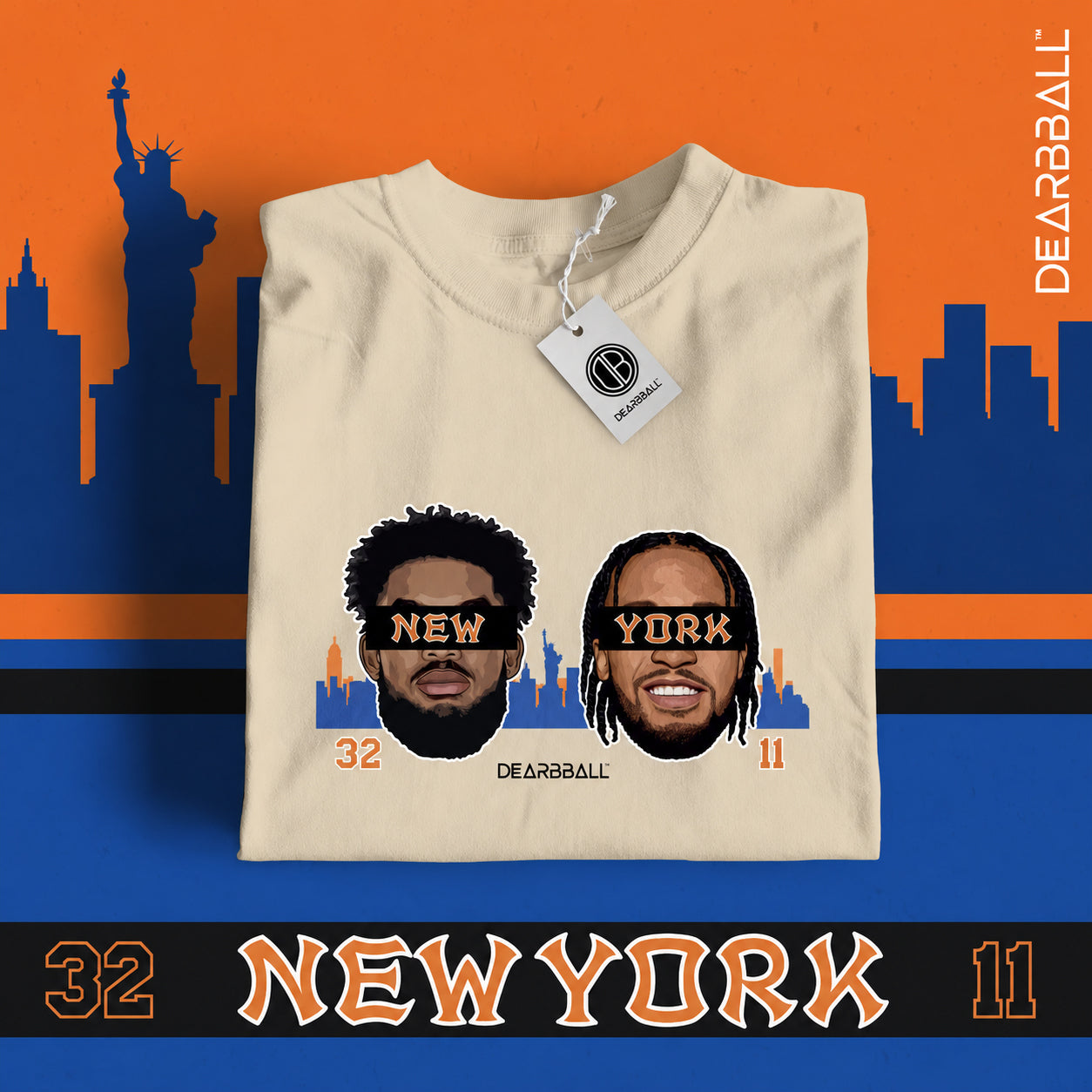 T-shirt DearBBall - Edição Duo New York