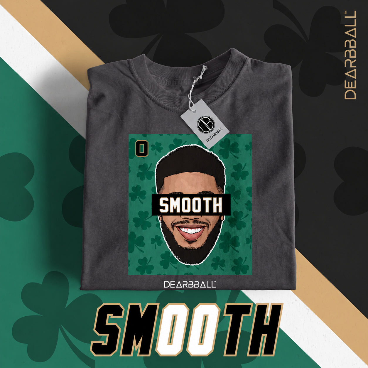T-shirt DearBBall - Edição SMOOTH Trèfles
