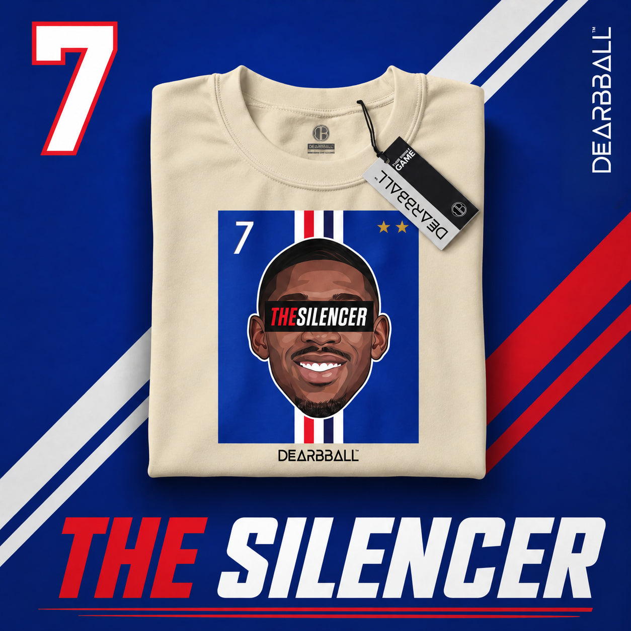 T-Shirt DearBBall - TheSILENCER Tricolor CDM Edition
