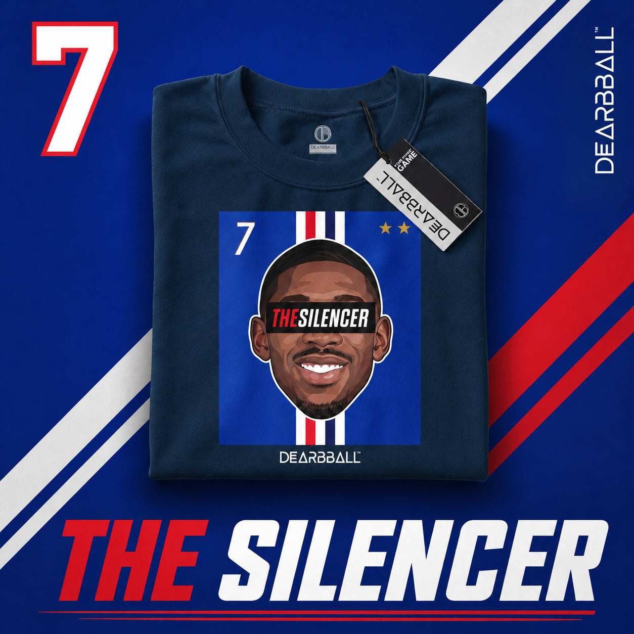T-Shirt DearBBall - TheSILENCER Tricolor CDM Edition
