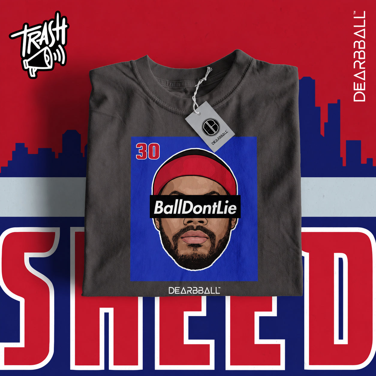 DearBBall T-Shirt - Ball Don't Lie Detroit Edition