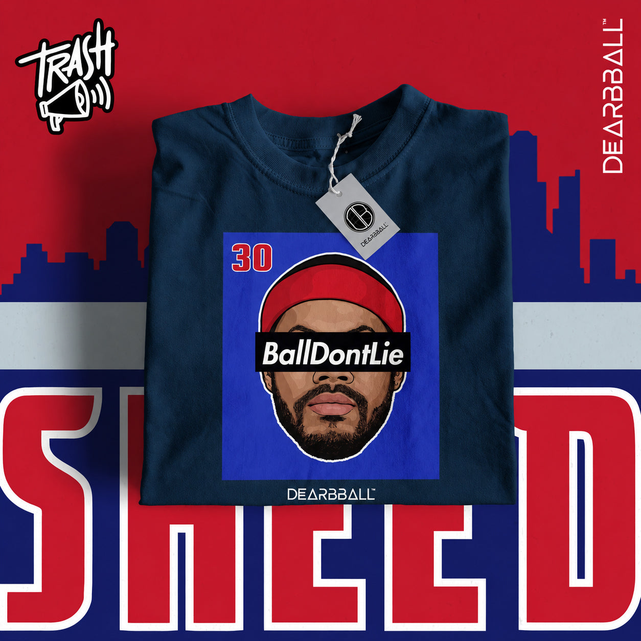 DearBBall T-Shirt - Ball Don't Lie Detroit Edition