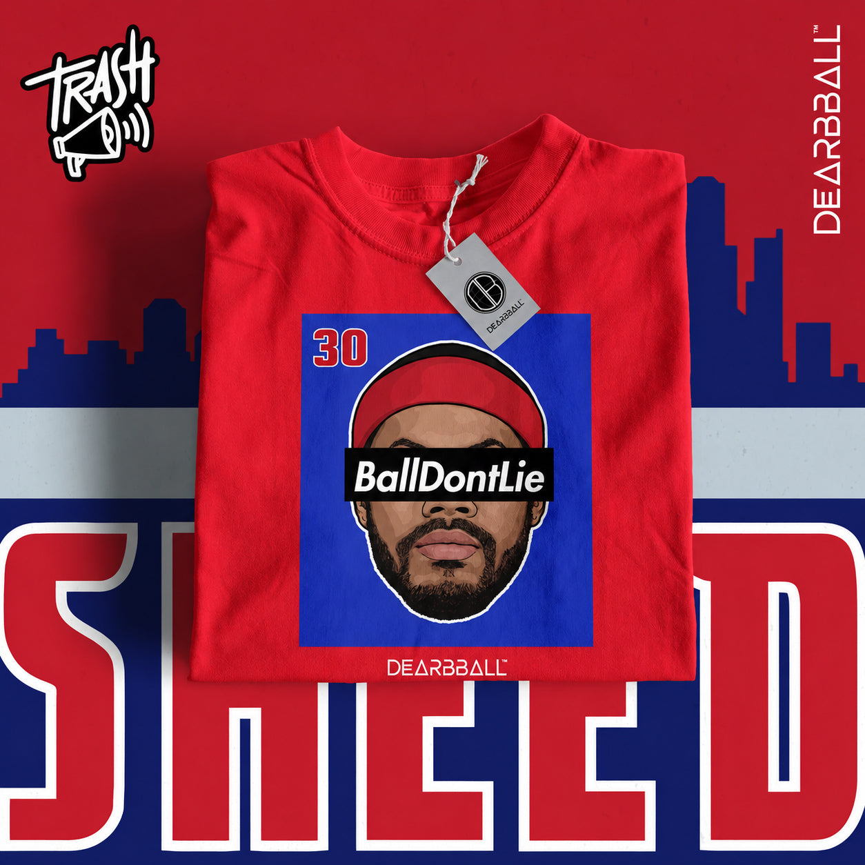 DearBBall T-Shirt - Ball Don't Lie Detroit Edition